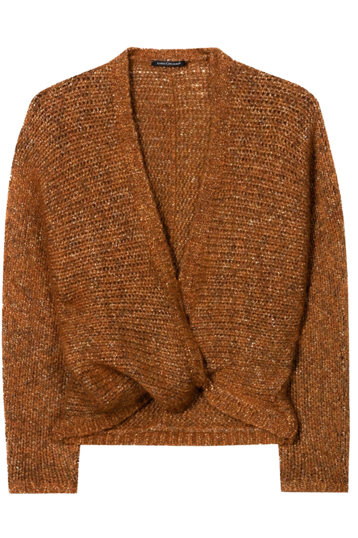 Luisa Cerano Damen Cardigan Kurkuma BRAUN Bild 1