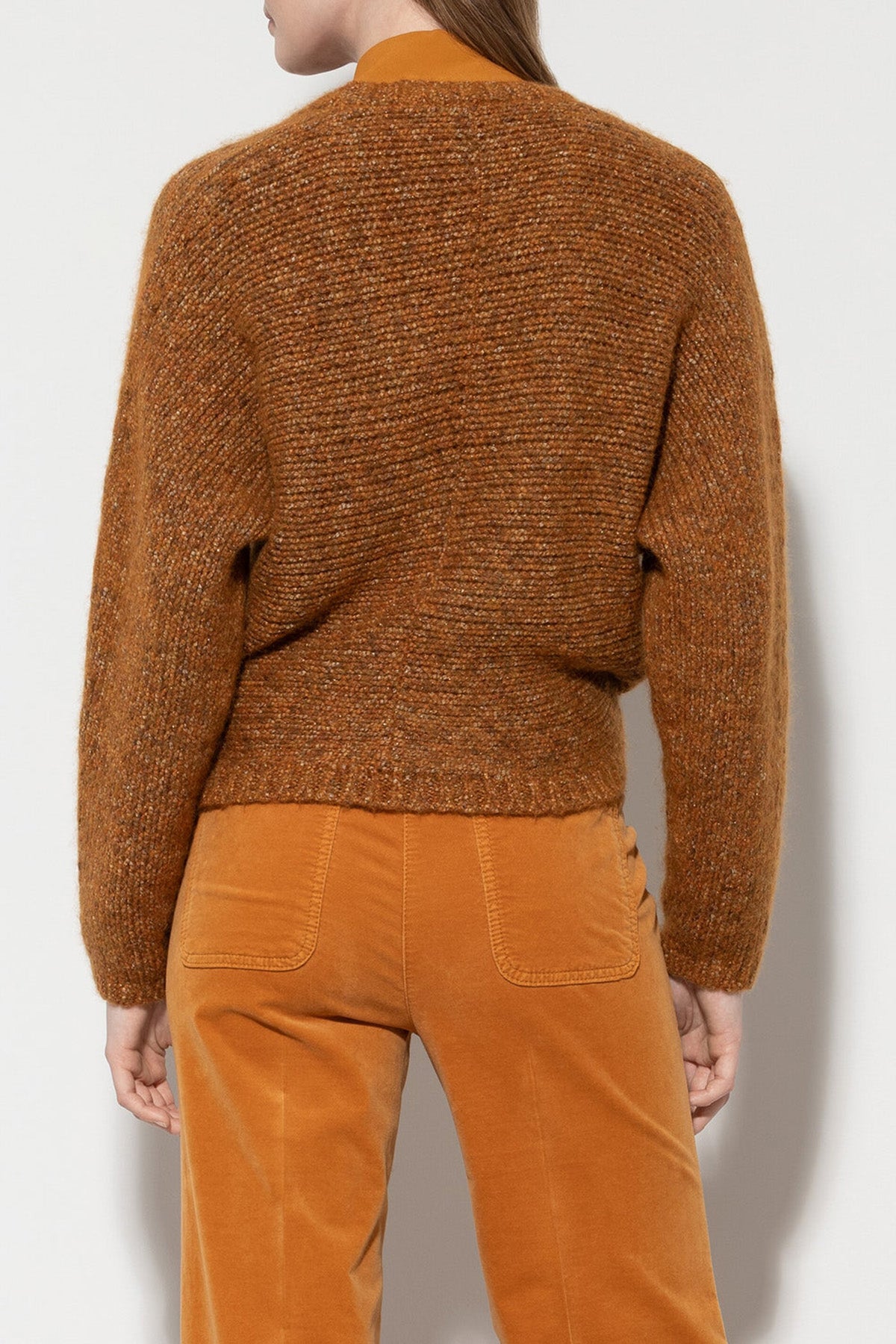 Luisa Cerano Damen Cardigan Kurkuma BRAUN Bild 4