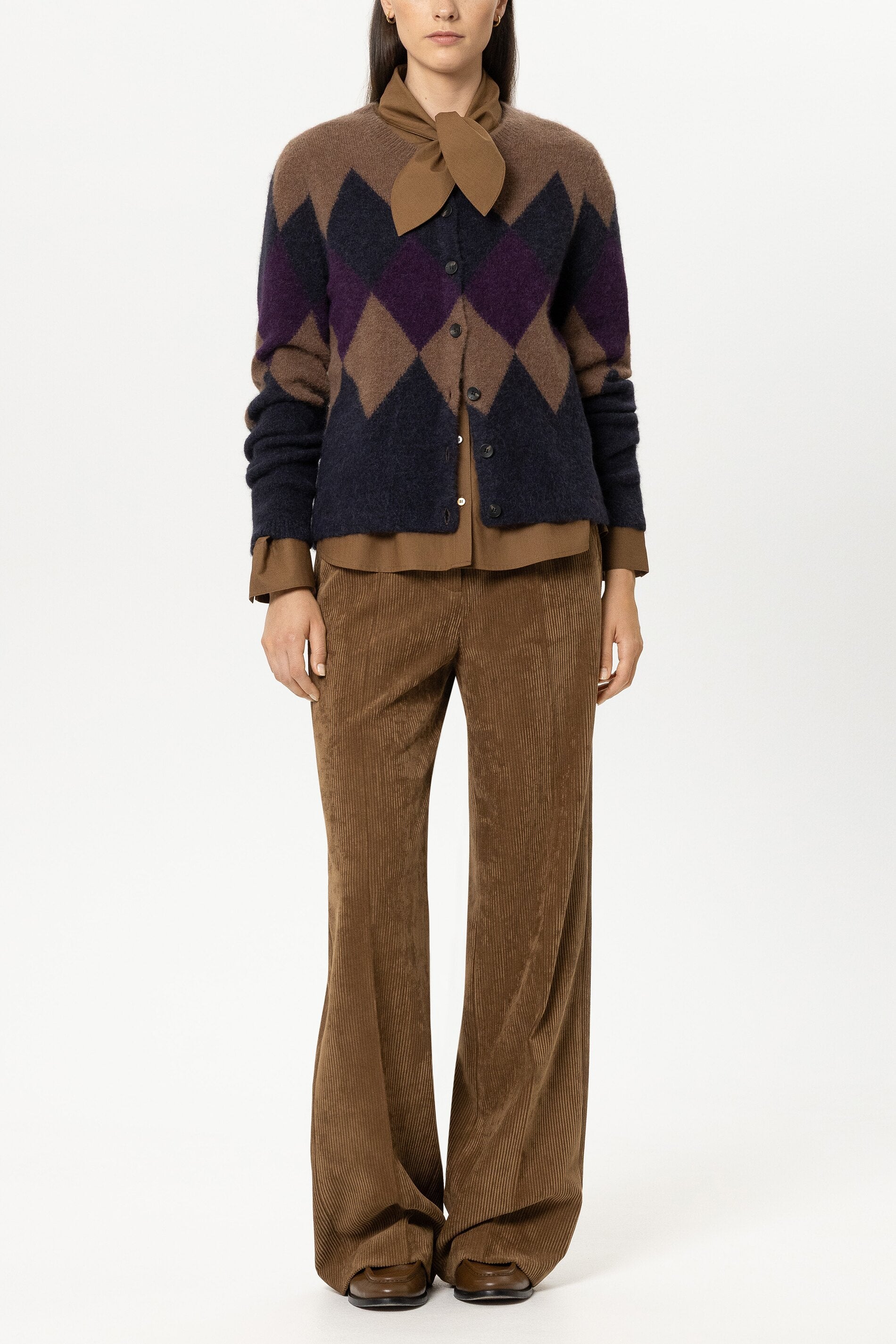 Luisa Cerano Damen Cardigan mit Muster Multi BUNT Bild 2