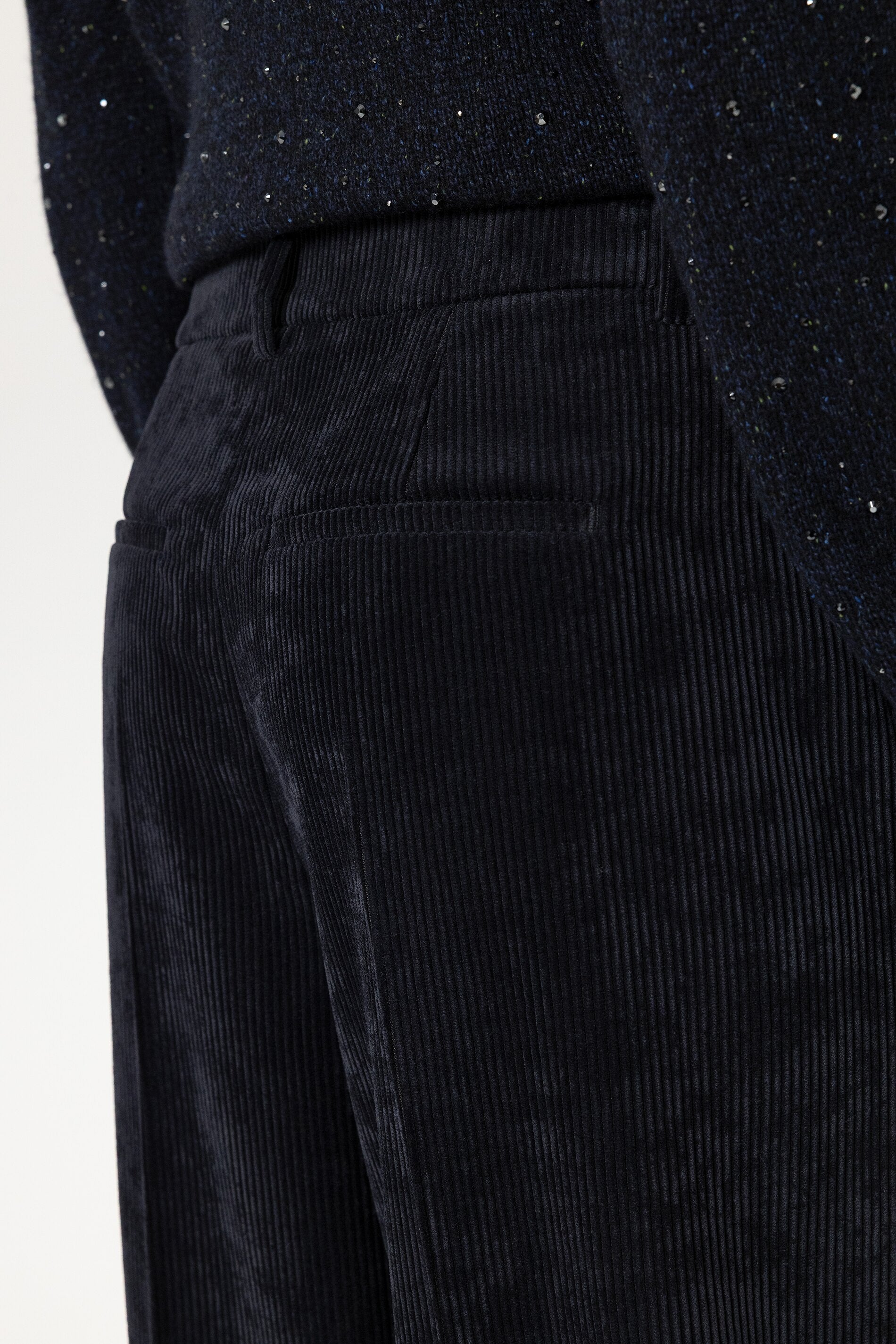 Luisa Cerano Damen Cord-Wideleg-Pants Winter Navy winter navy 296 Bild 4