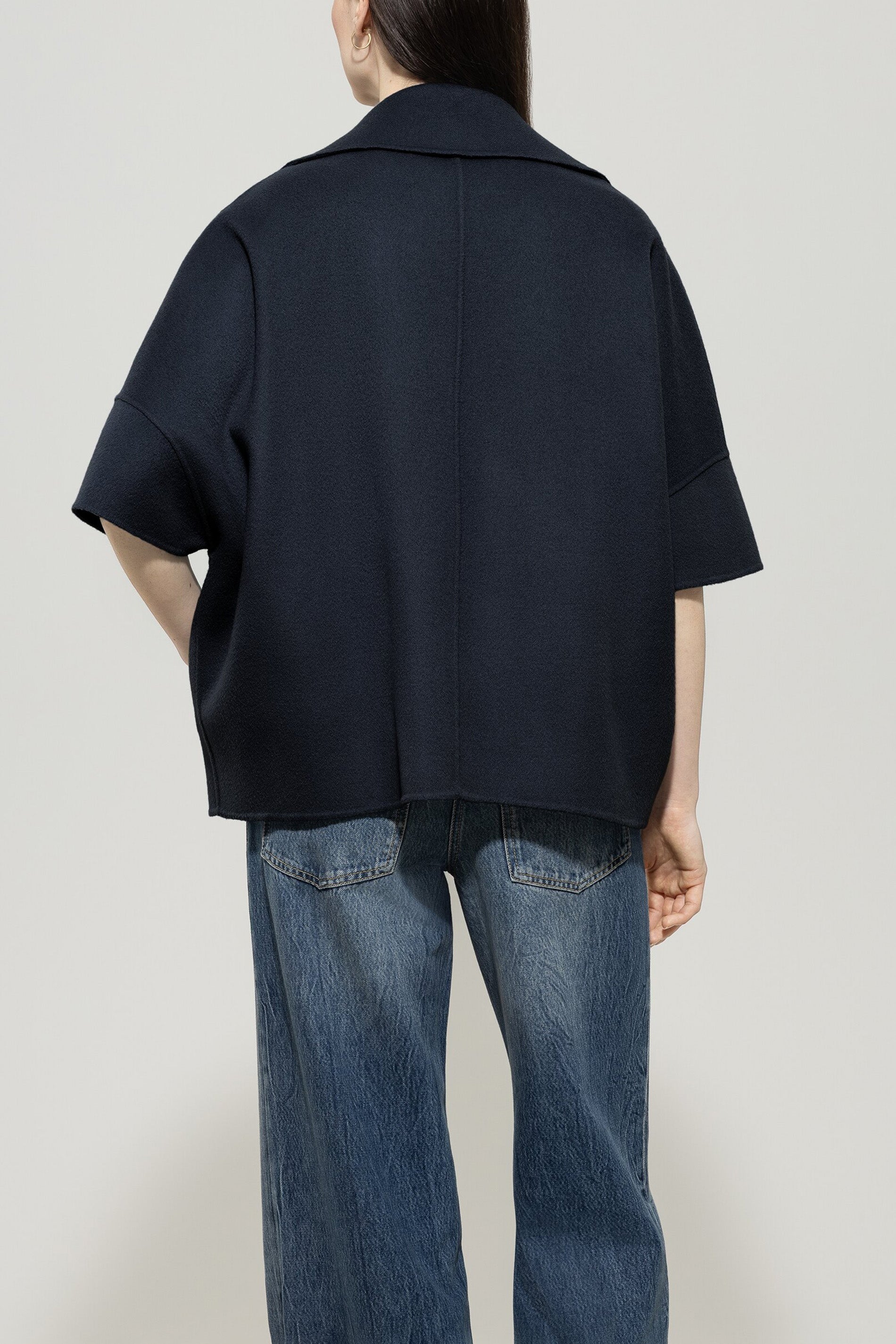 Luisa Cerano Damen Doubleface-Cape, Dunkelblau dark blue Bild 3
