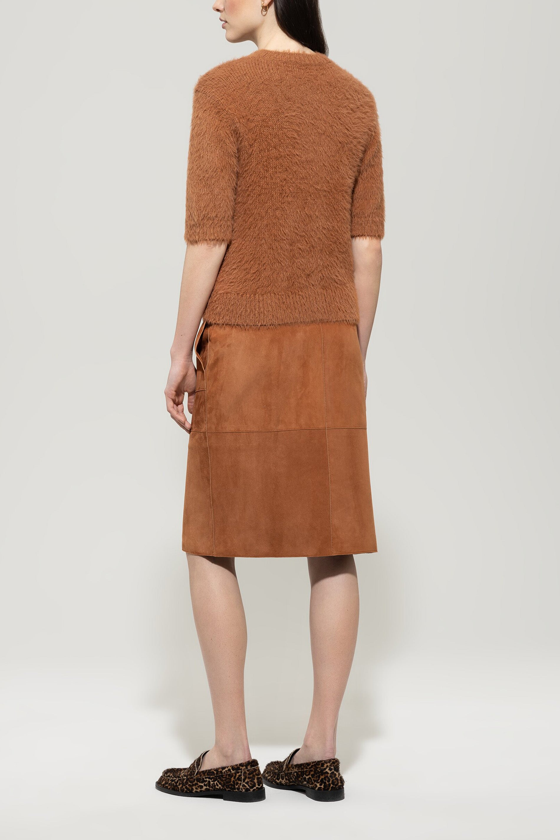 Luisa Cerano Damen Halbarm-Pullover, Cinnamon Braun cinnamon Bild 3