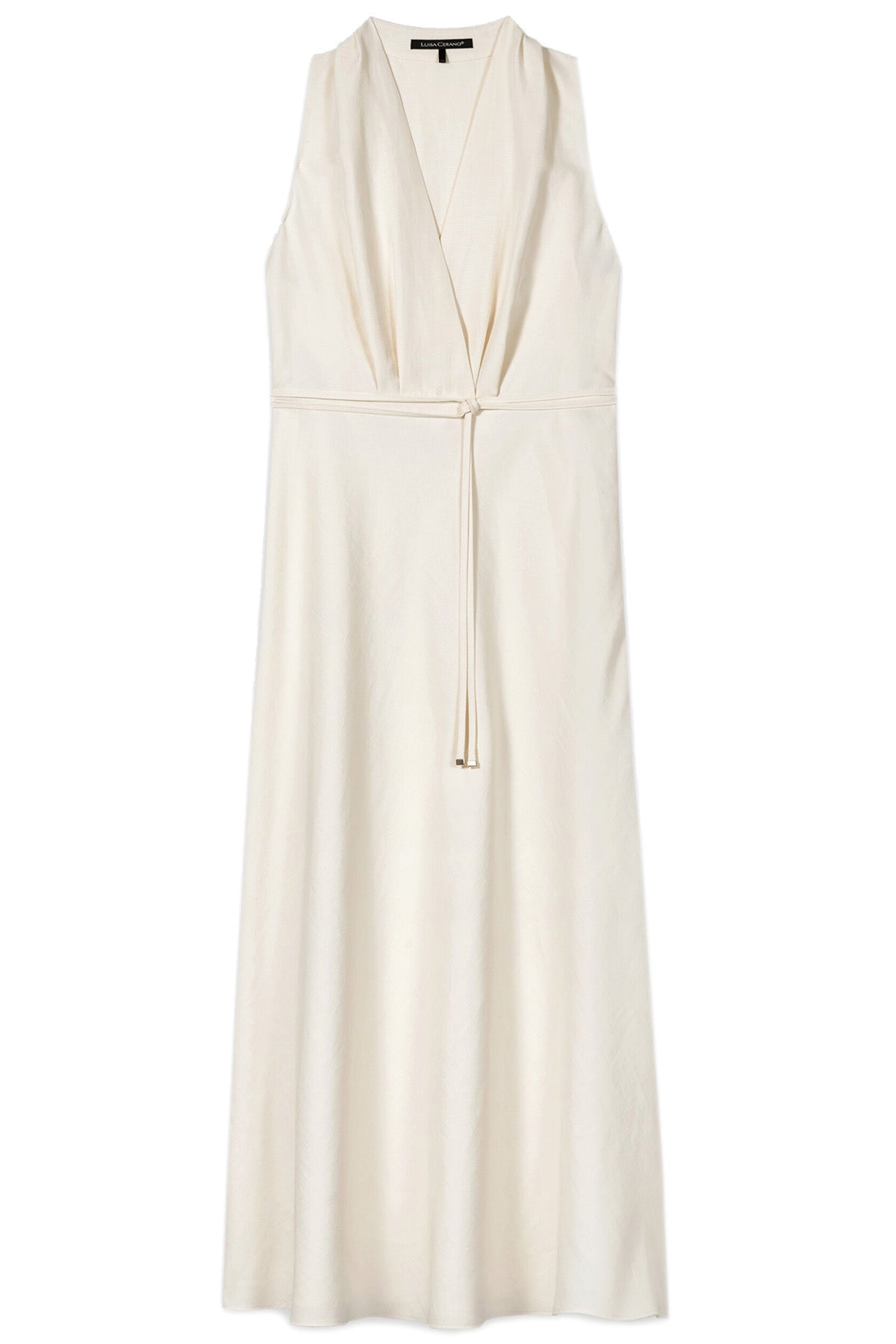 Luisa Cerano Damen Midikleid aus Leinen-Mix Milk NATUR-WEISS Bild 1