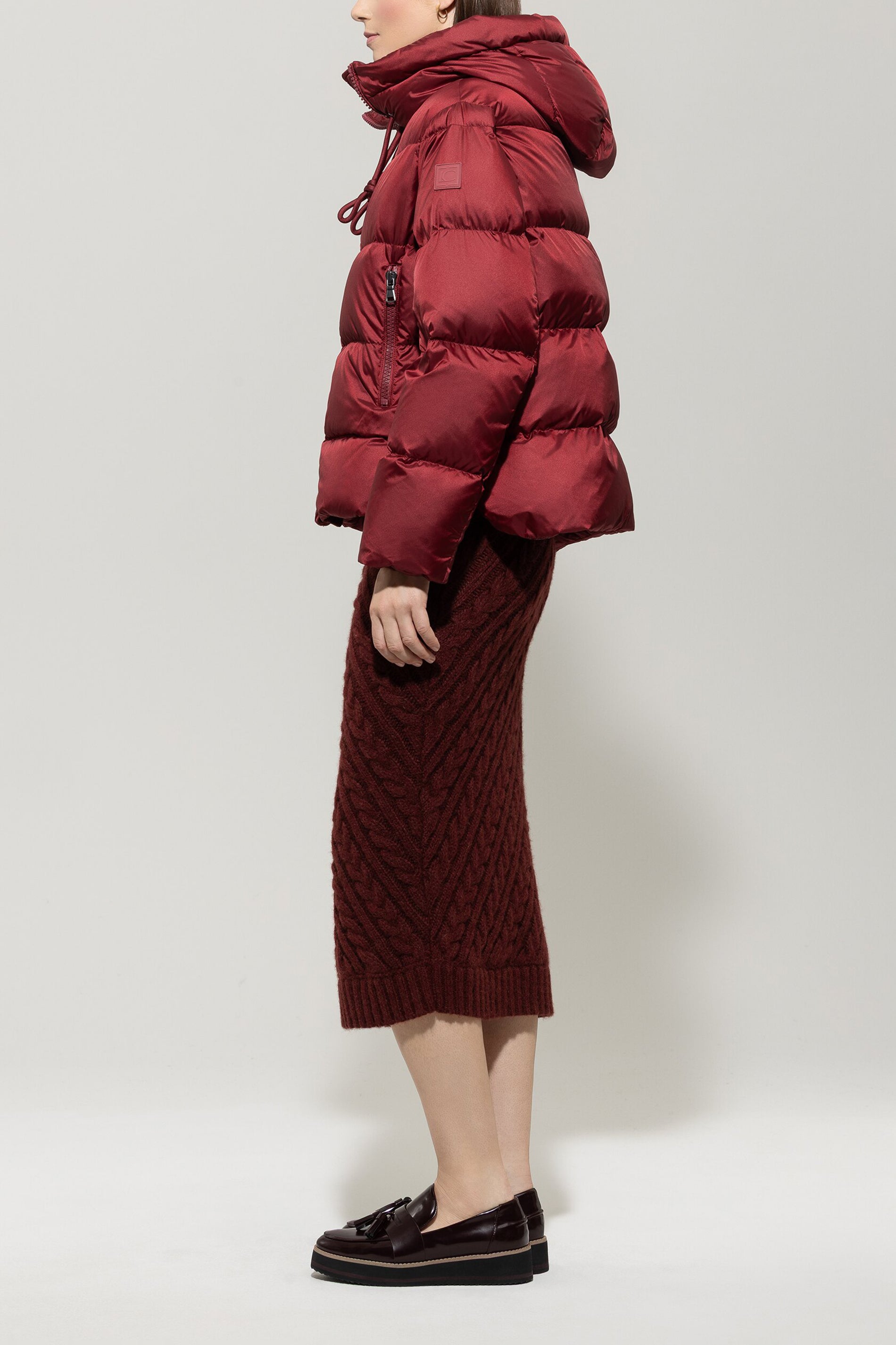 Luisa Cerano Damen Outdoor-Daunenjacke, Berry Red 472 Bild 2