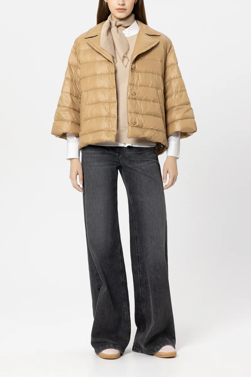 Luisa Cerano Damen Outdoor-Daunenjacke Golden Camel BEIGE Bild 2