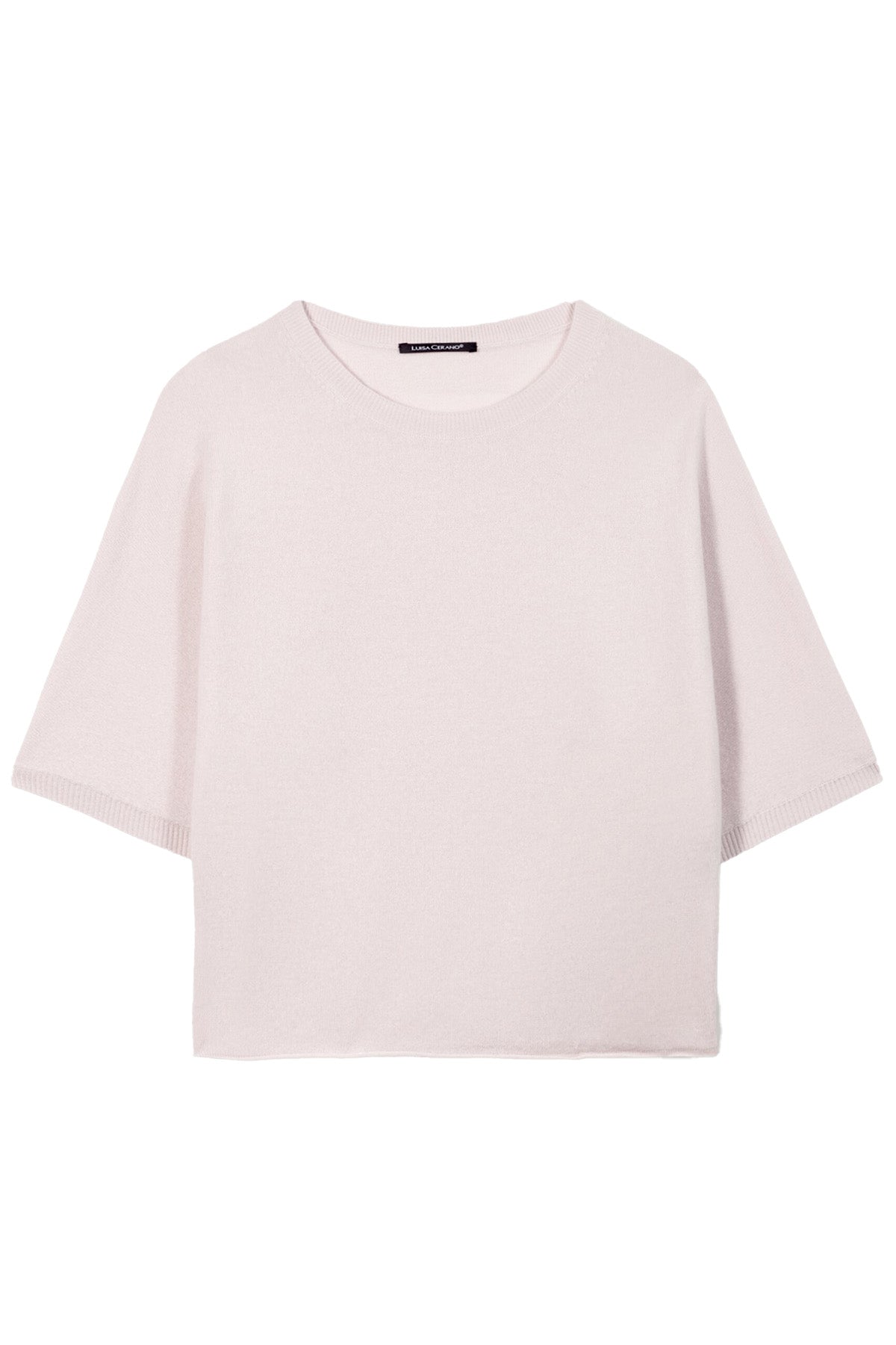 Luisa Cerano Damen Pullover aus Kaschmir-Mix, Rosa creamy powder Bild 1