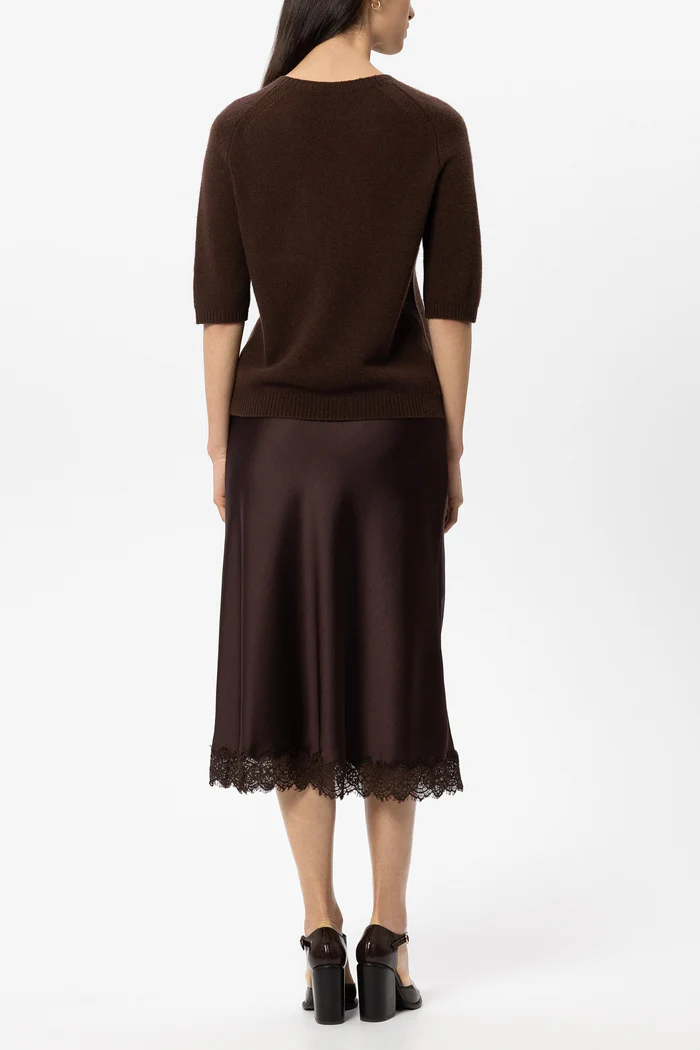 Luisa Cerano Damen Pullover aus Kaschmir-Mix Marone BRAUN Bild 3
