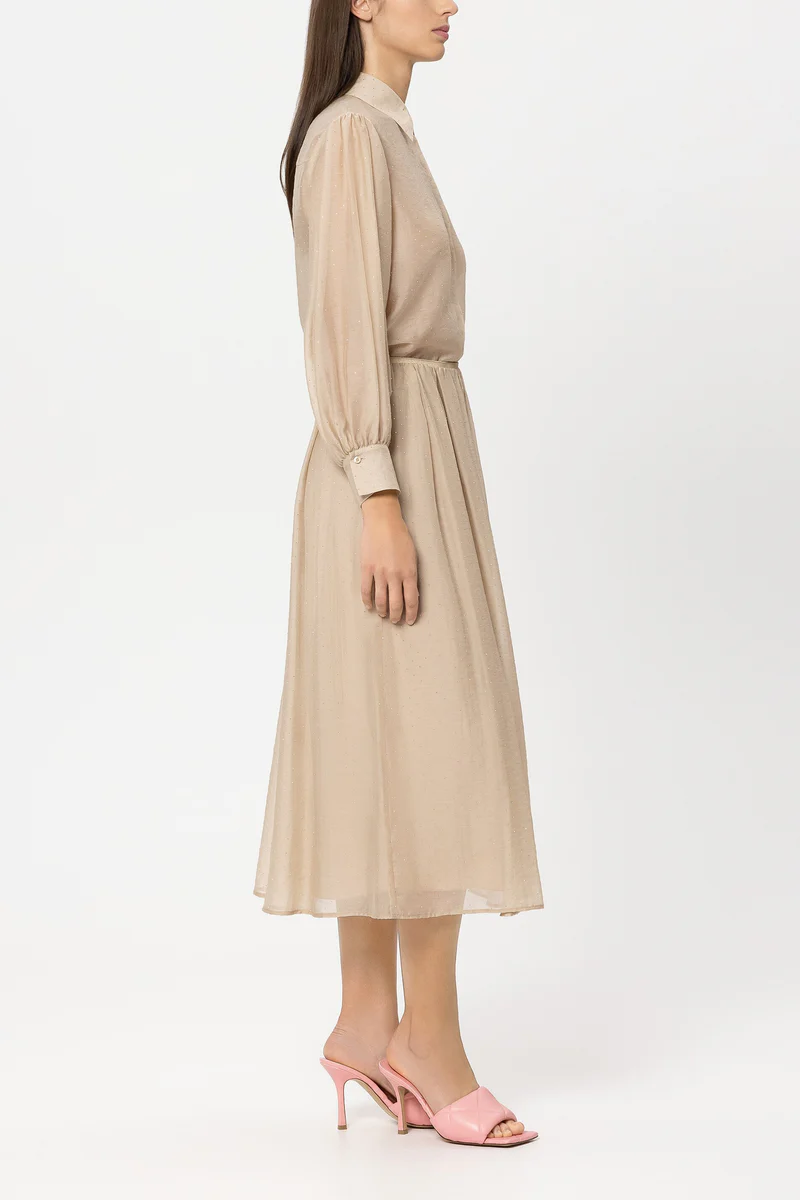 Luisa Cerano Damen Rock Beige the sprakling voile 725 Bild 3