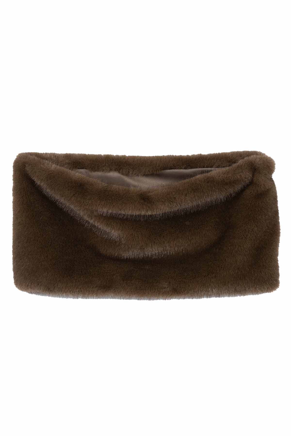 Luisa Cerano Damen Schlauchschal in Nerz-Optik Caramel BRAUN Bild 1
