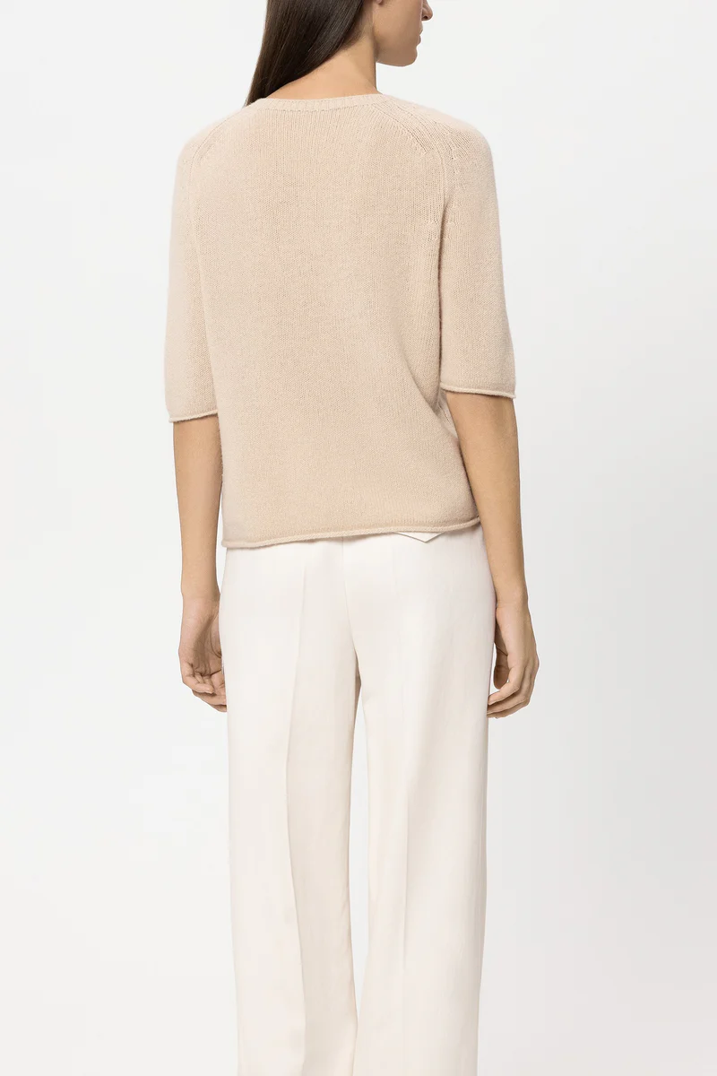 Luisa Cerano Damen Strickpullover Soft Camel BEIGE Bild 4