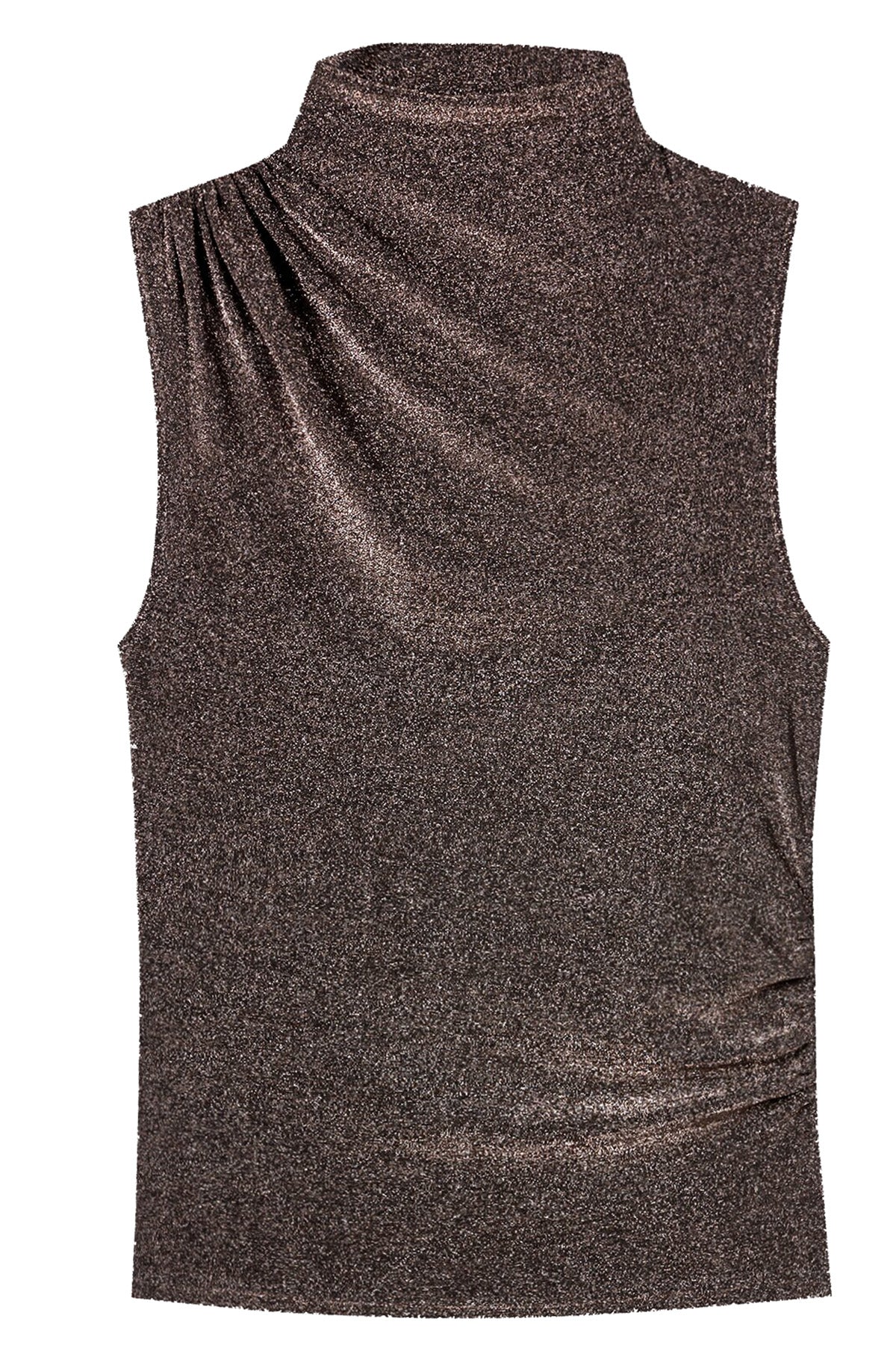 Luisa Cerano Damen Turtleneck-Top, Espresso Braun 7809 Bild 1