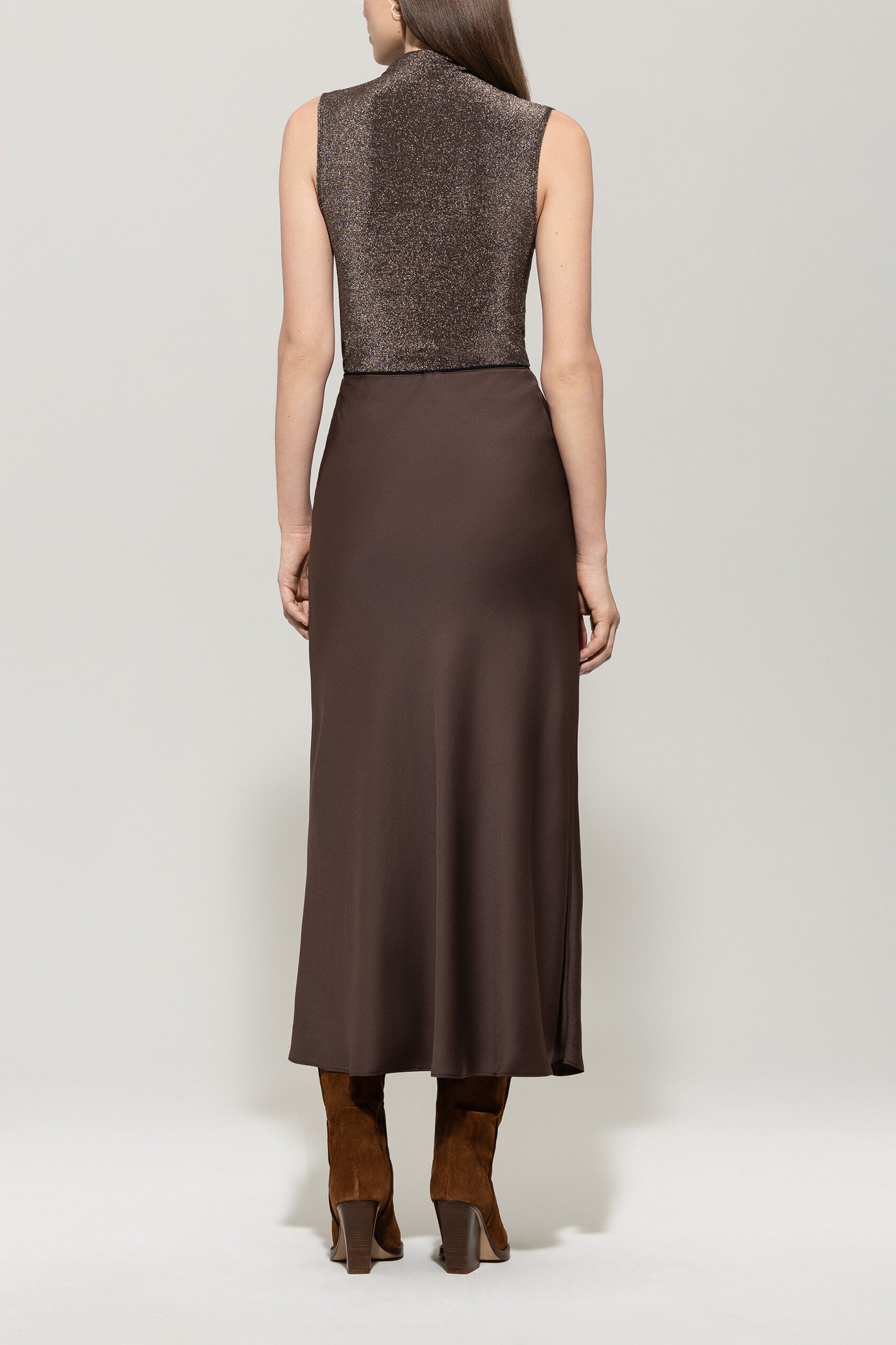 Luisa Cerano Damen Turtleneck-Top, Espresso Braun 7809 Bild 4