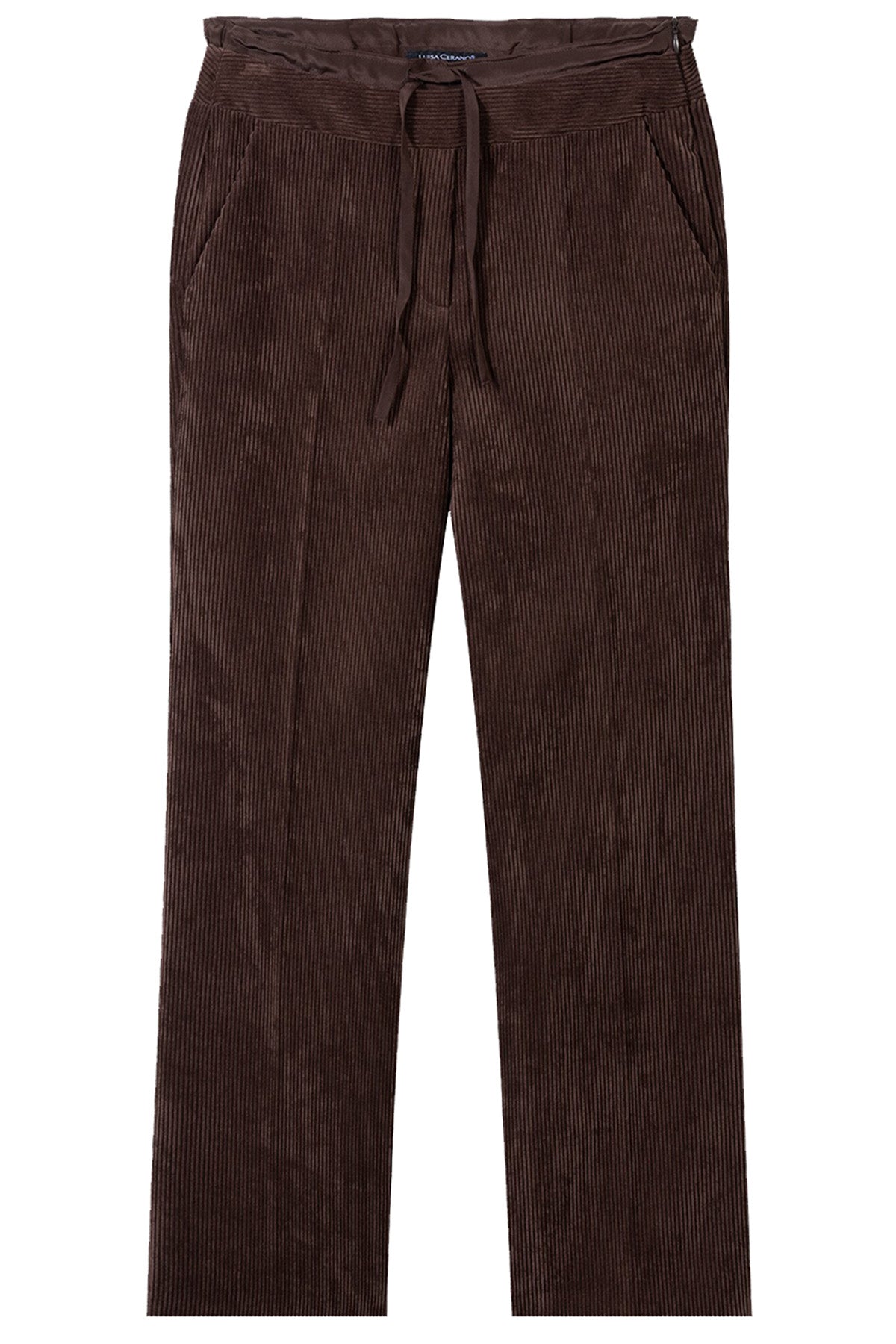 Luisa Cerano Damen Wide-Leg Joggpants aus Cord, Espresso Braun espresso Bild 1