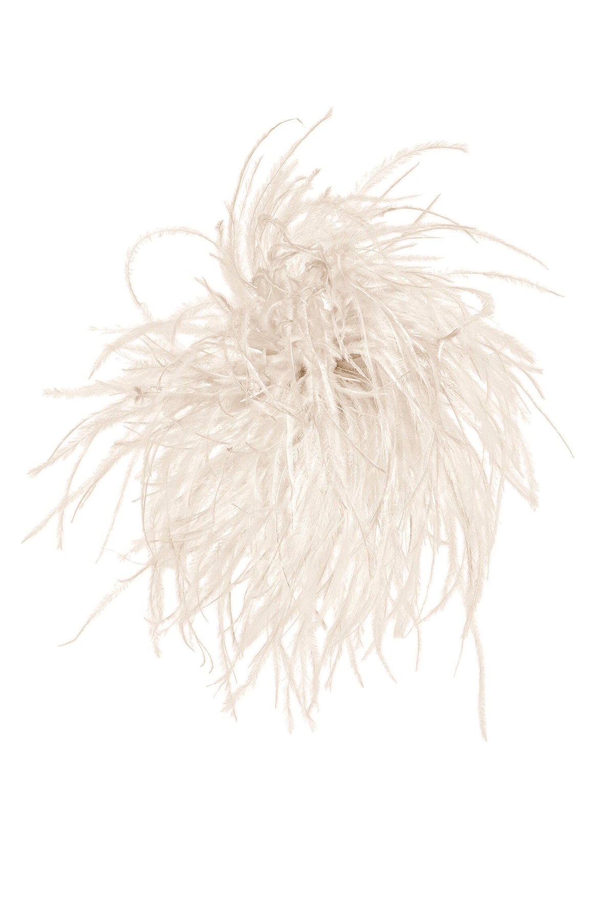 Luisa Cerano Feder-Brosche Cream NATUR-WEISS Bild 1