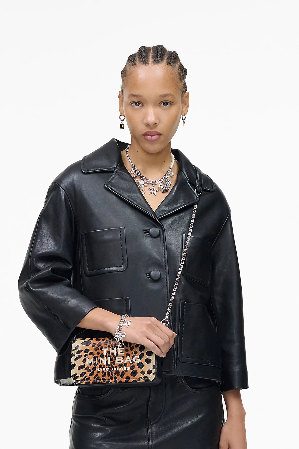 Marc Jacobs Damen The Cheetah Chain Mini Bag Braun LEO MUSTER BRAUN Bild 2