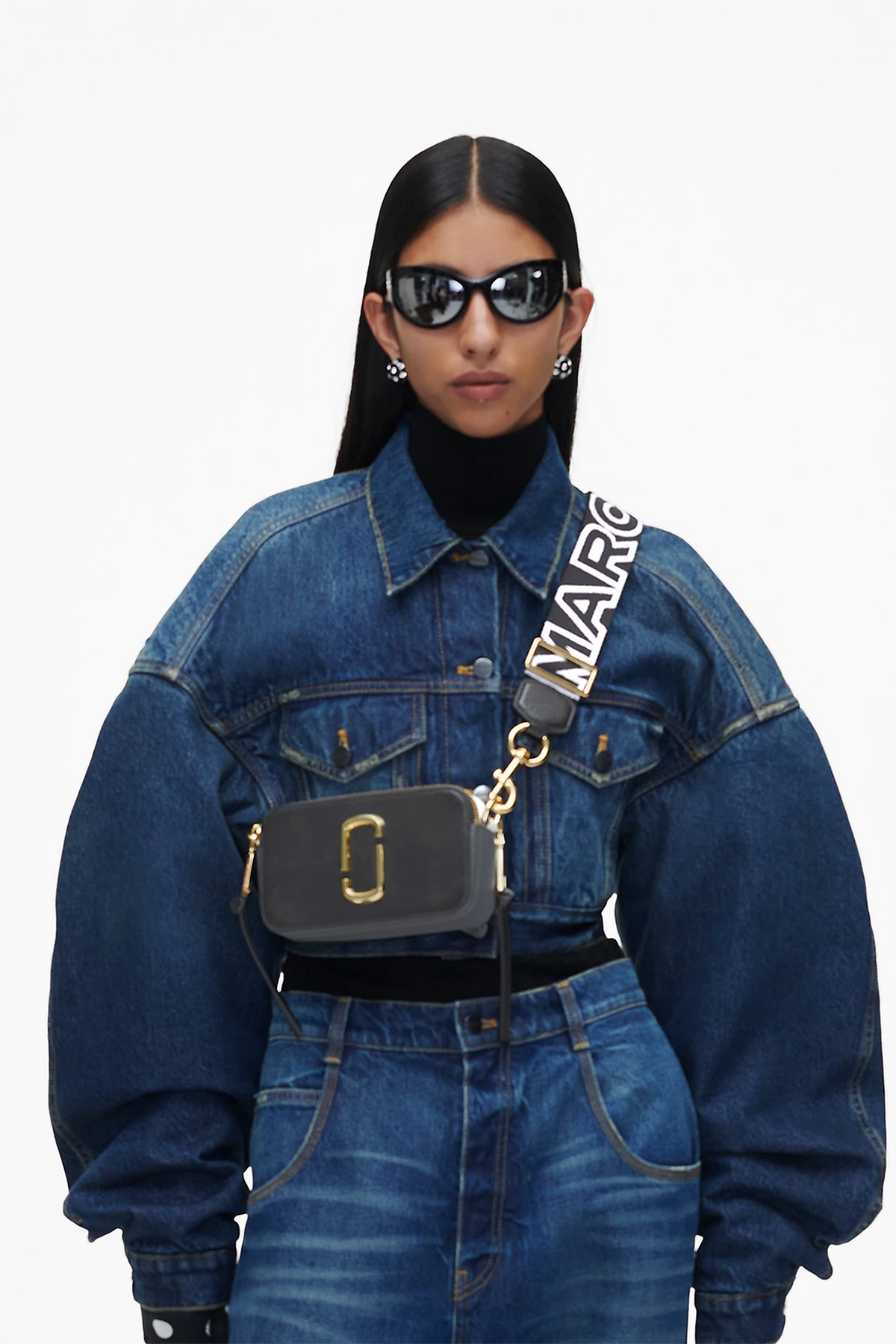 Marc Jacobs Damen Umhängetasche The Snapshot Black/Multi SCHWARZ Bild 2