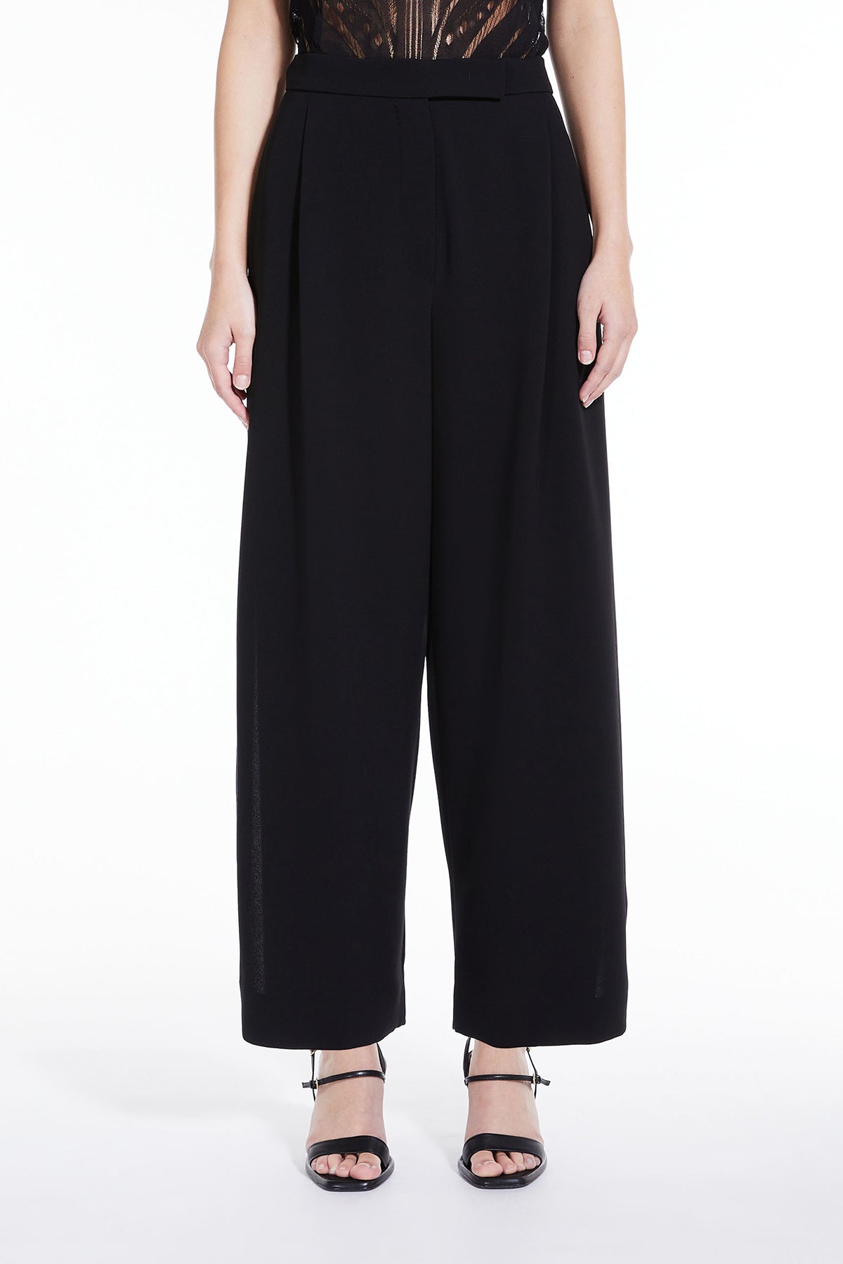 MaxMara Damen Hose Bric Schwarz SCHWARZ Bild 3
