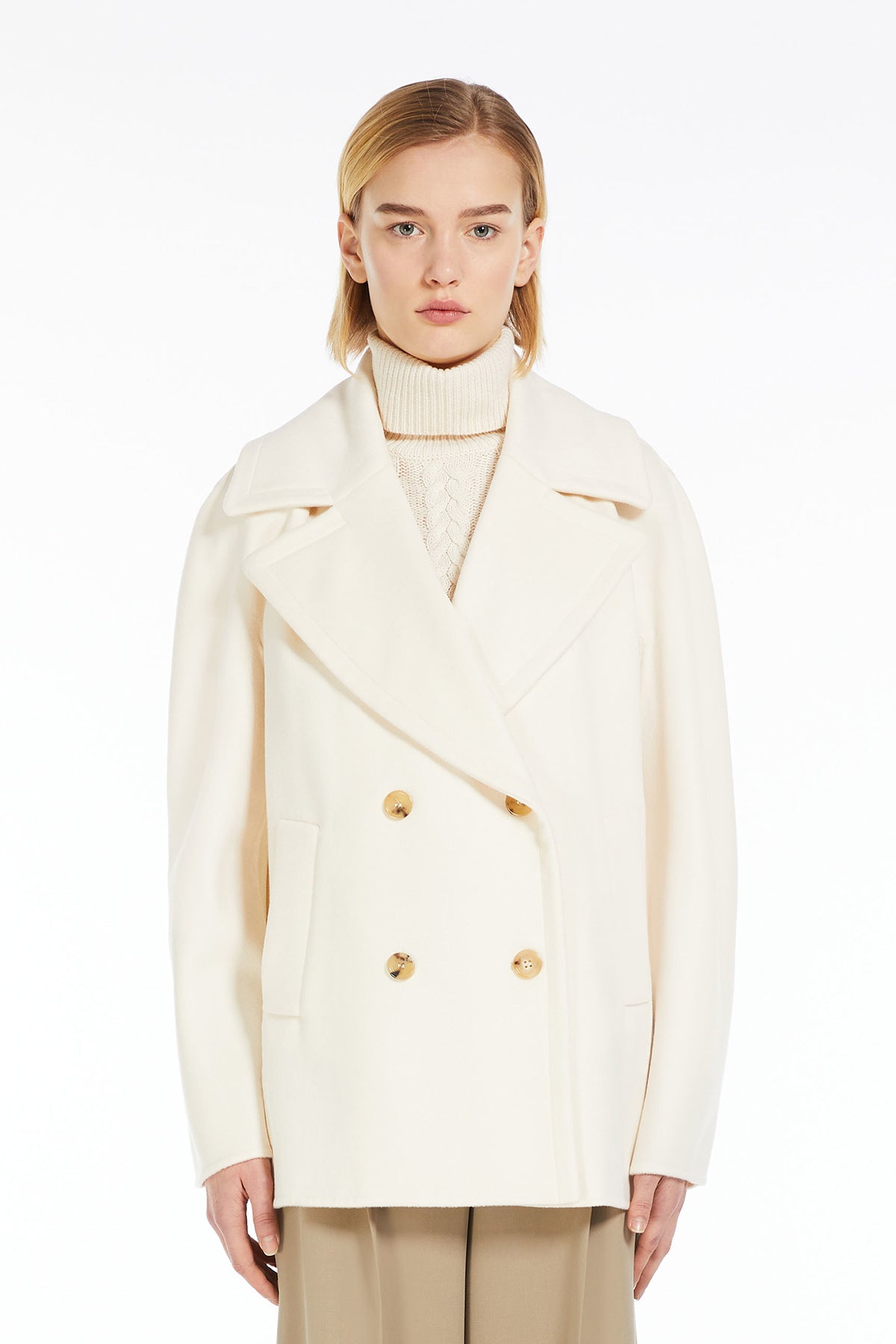 MaxMara Damen Wolljacke Edgard Creme CREME Bild 3