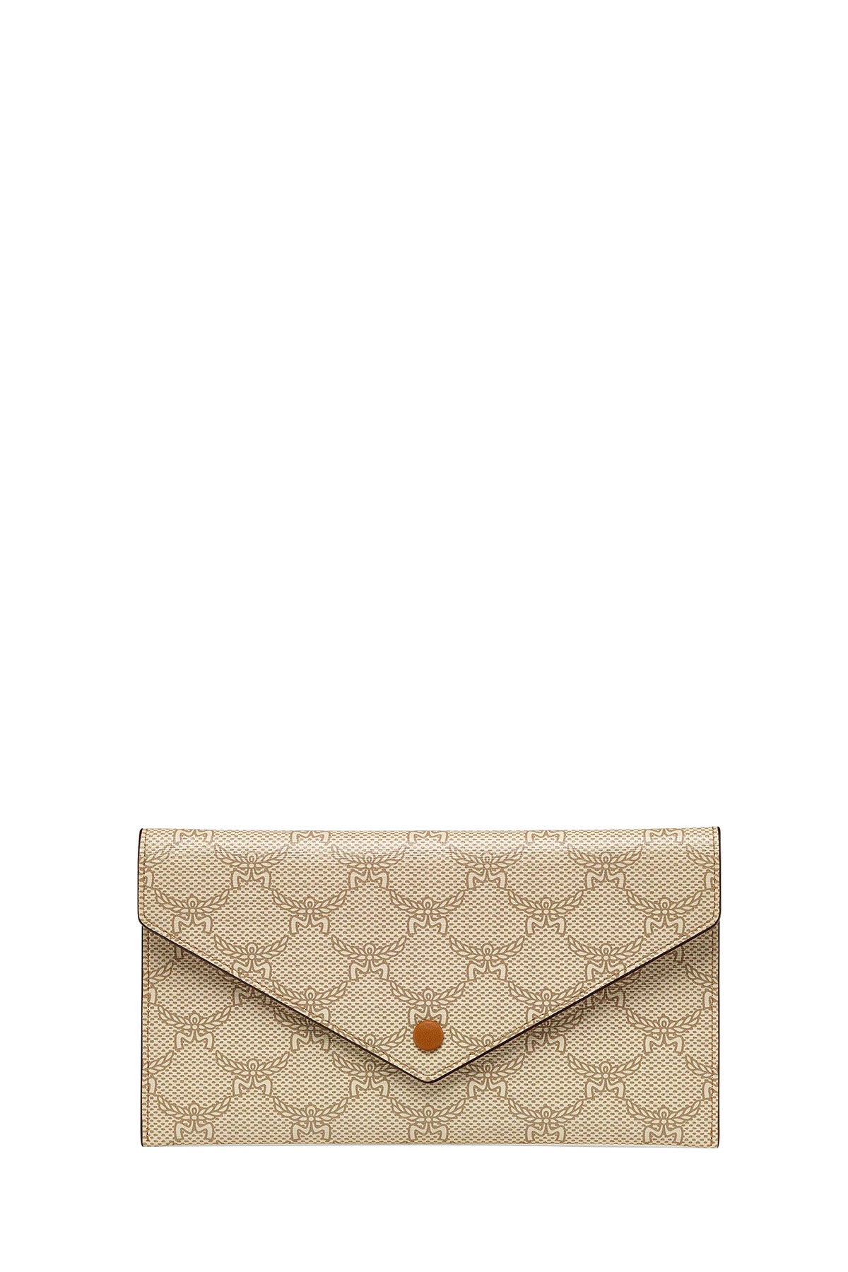 MCM Damen Geldbörse Himmel in Lauretos Lrg Oatmeal BEIGE Bild 1