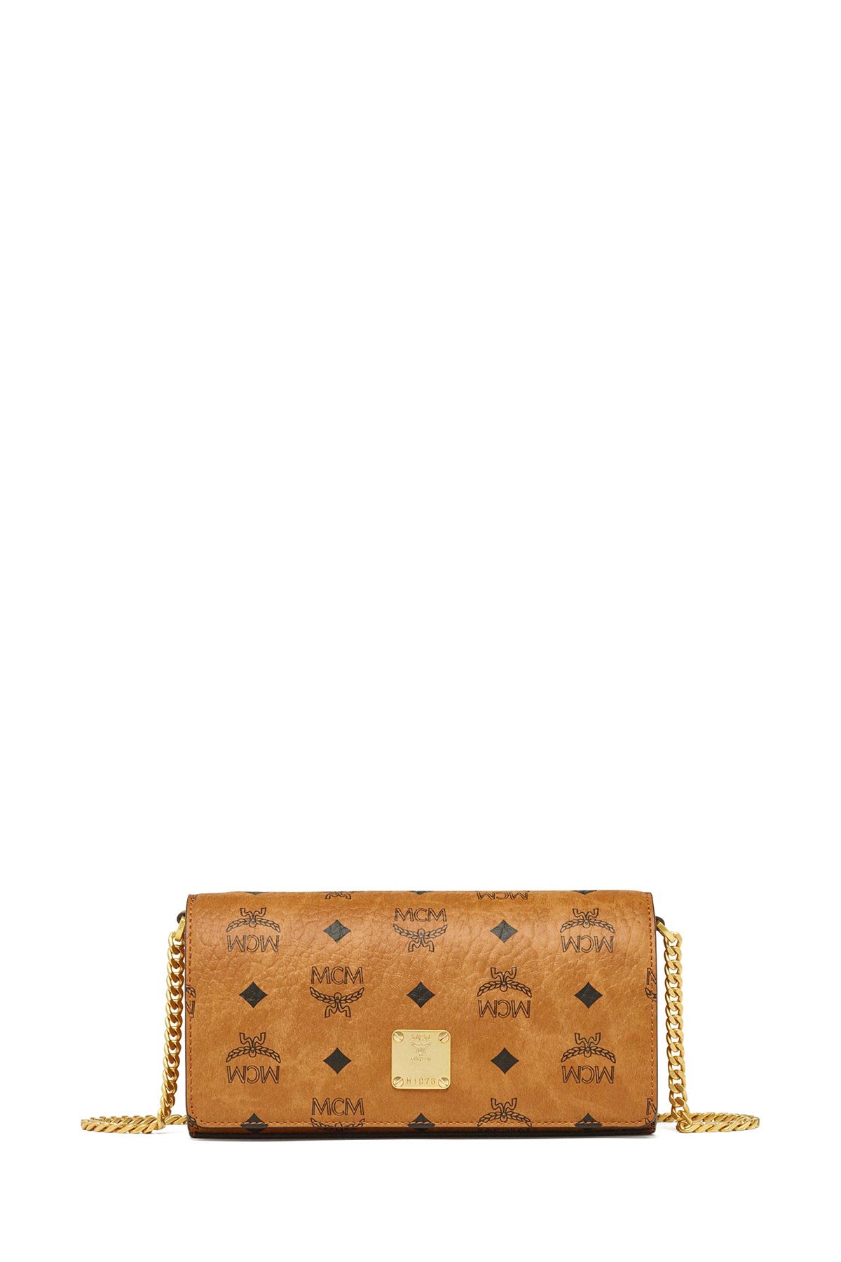 MCM Damen Schultertasche Aren Mini Cognac COGNAC-BRAUN Bild 1