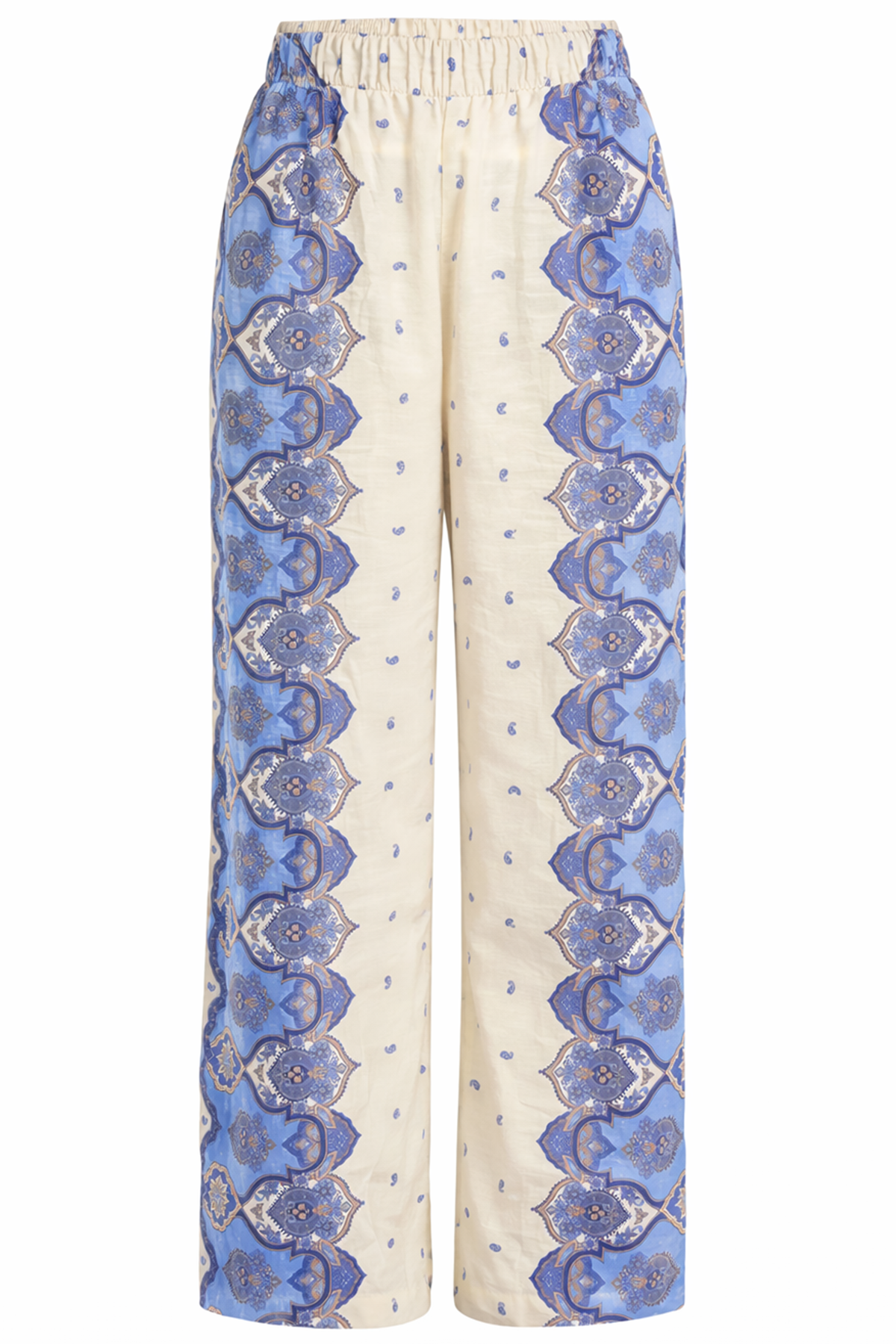 Miss June Damen Hose Tais Weiss/Blau BLAU Bild 1