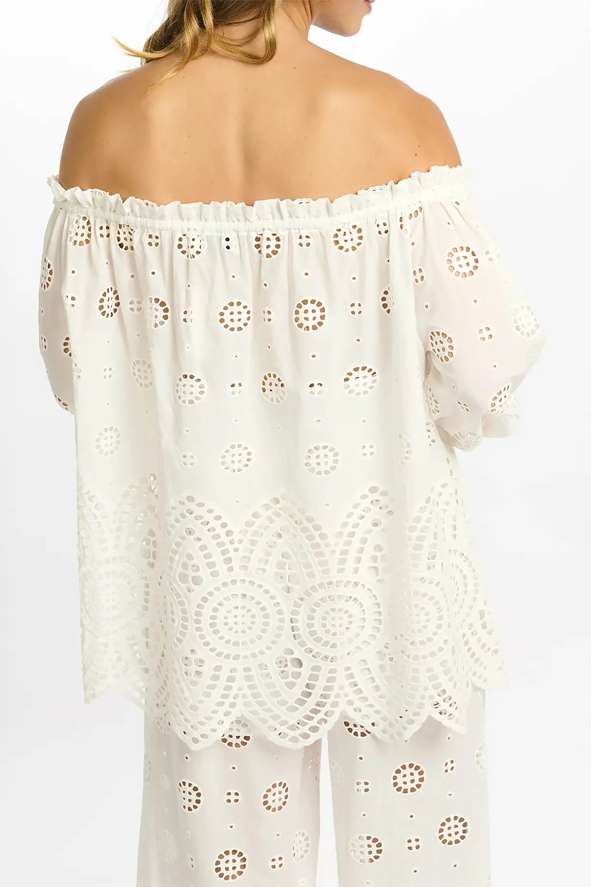 Miss June Damen Top Opaline Weiss WEISS Bild 4