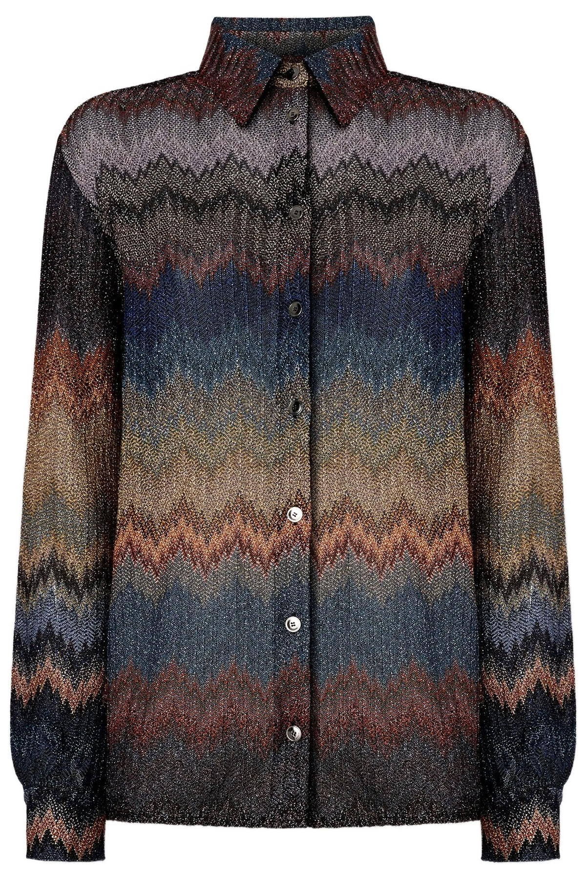 Missoni Damen Bluse mit Schlangenmuster Bunt S72LF Bild 1