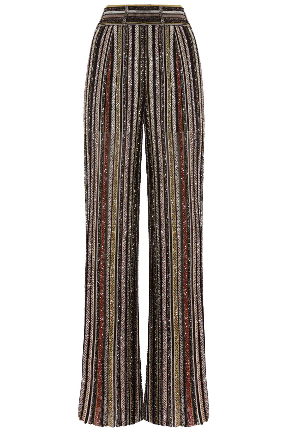 Missoni Damen Hose aus Fischgrätenstrick Bunt SM9T5 Bild 1