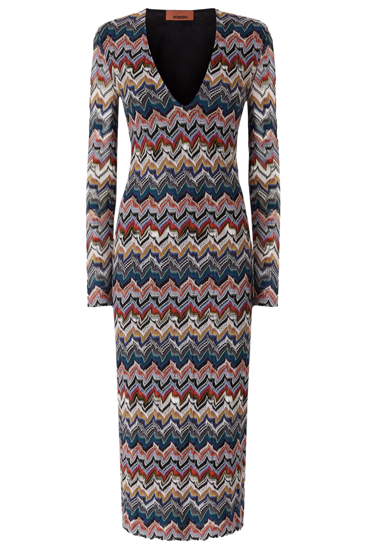 Missoni Damen Midikleid aus strukturierter Spitze Bunt SM9R3 Bild 1