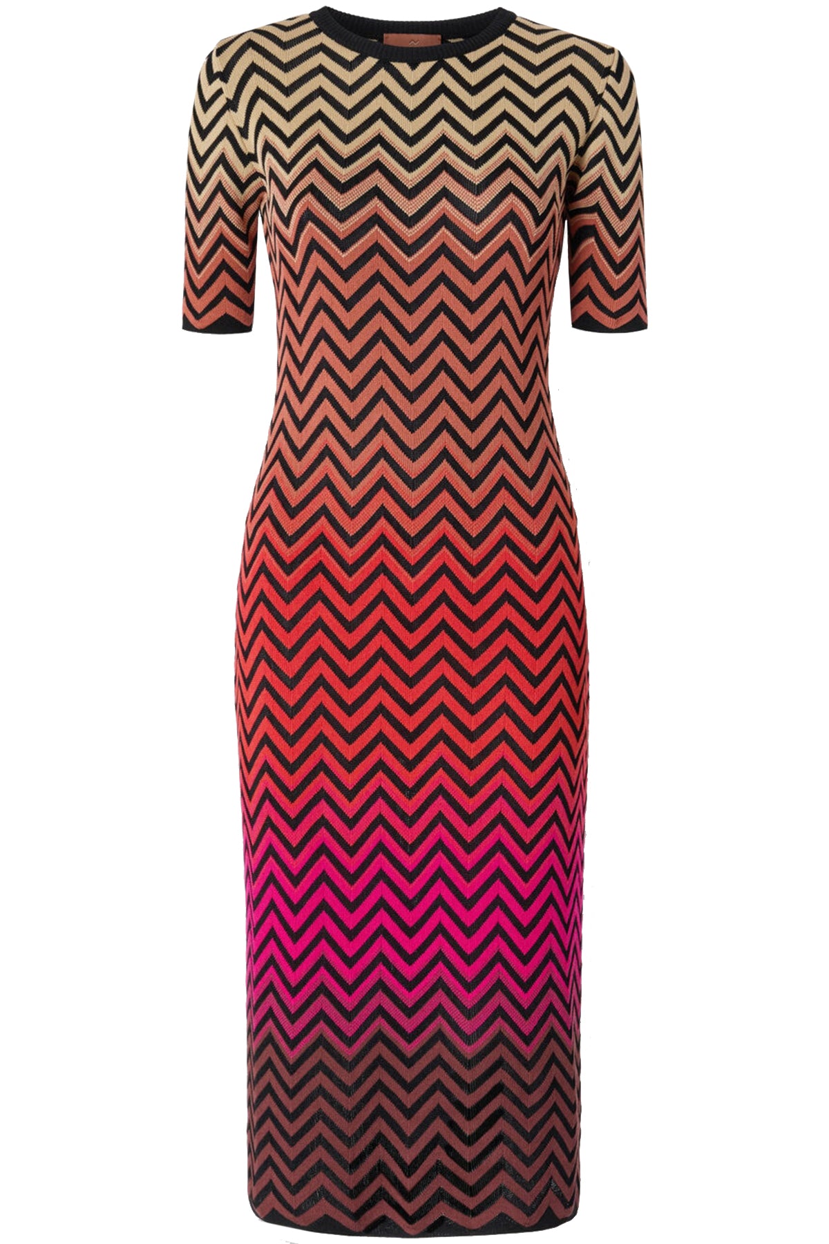 Missoni Damen Midikleid Multicolor SCHWARZ Bild 1