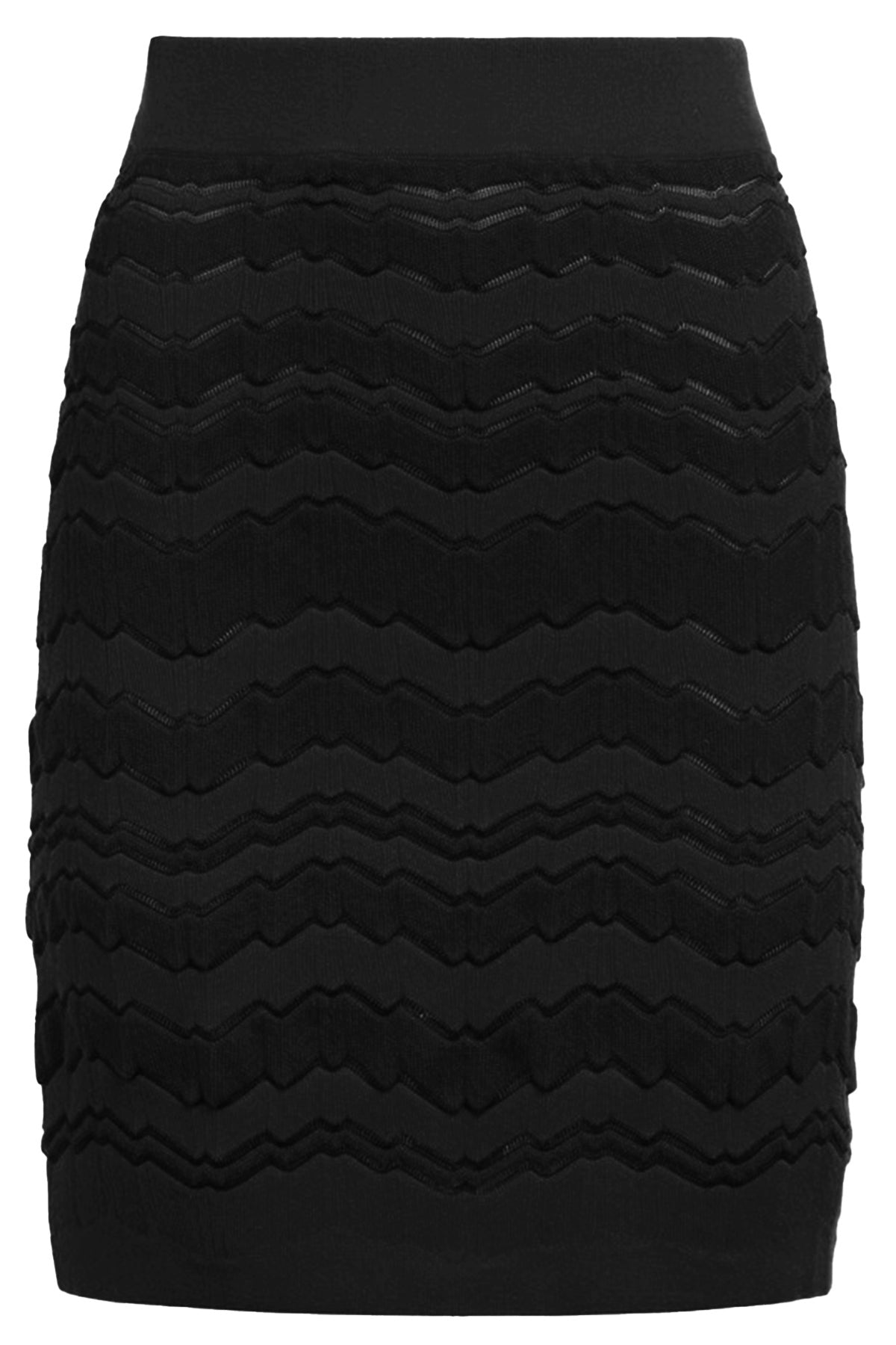 Missoni Damen Ton-in-Ton-Minirock Schwarz SCHWARZ Bild 1
