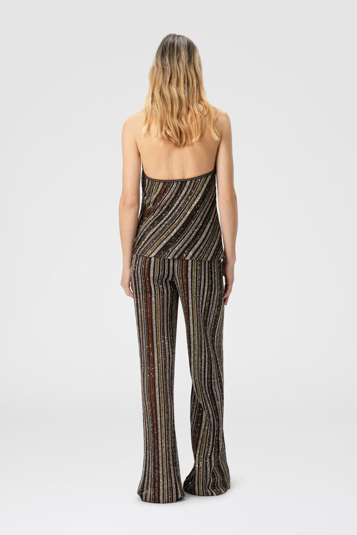 Missoni Damen Top aus Fischgrätenstrick Bunt SM9T5 Bild 3