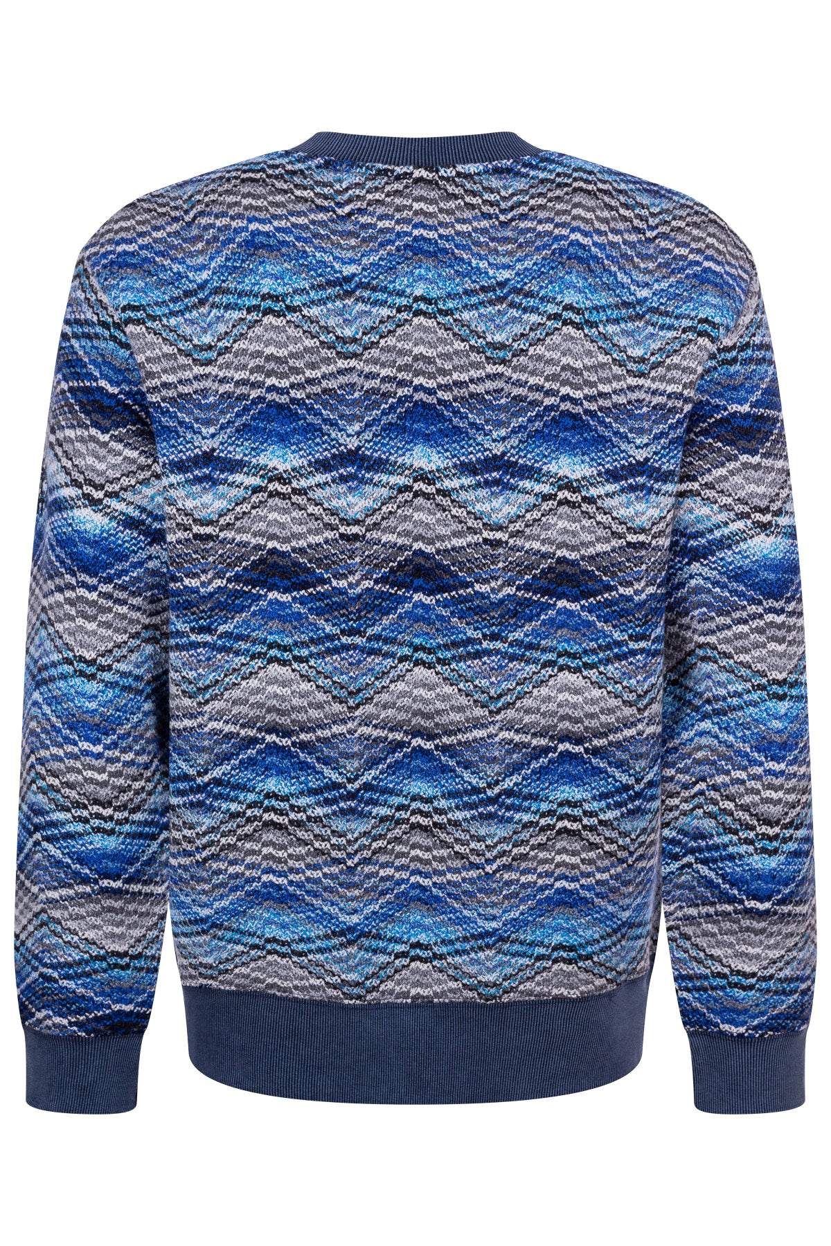 Missoni Herren Strickpullover Blau BLAU Bild 2