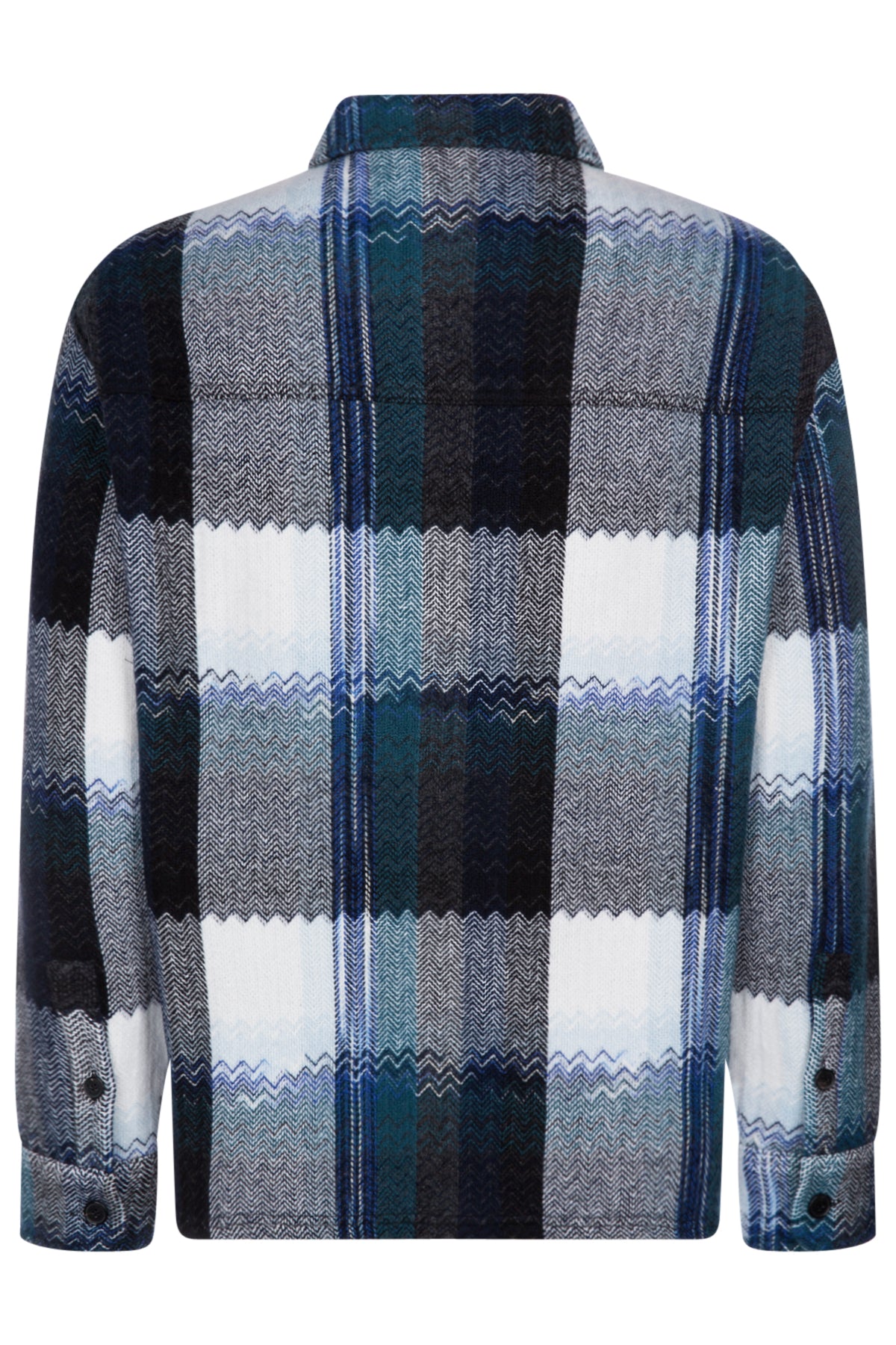 Missoni Overshirt mit Karomuster Grau/Blau GRAU GRAU Bild 2