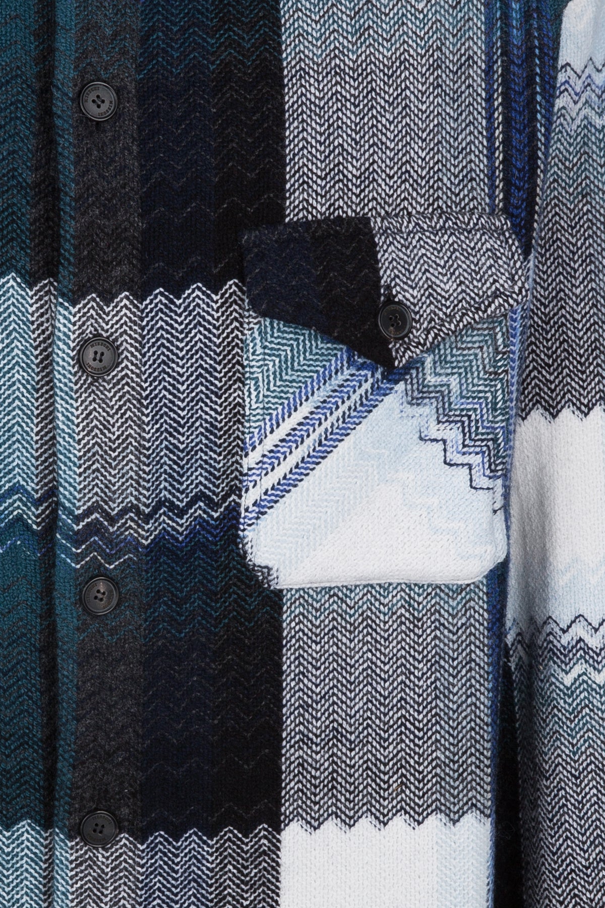 Missoni Overshirt mit Karomuster Grau/Blau GRAU GRAU Bild 3