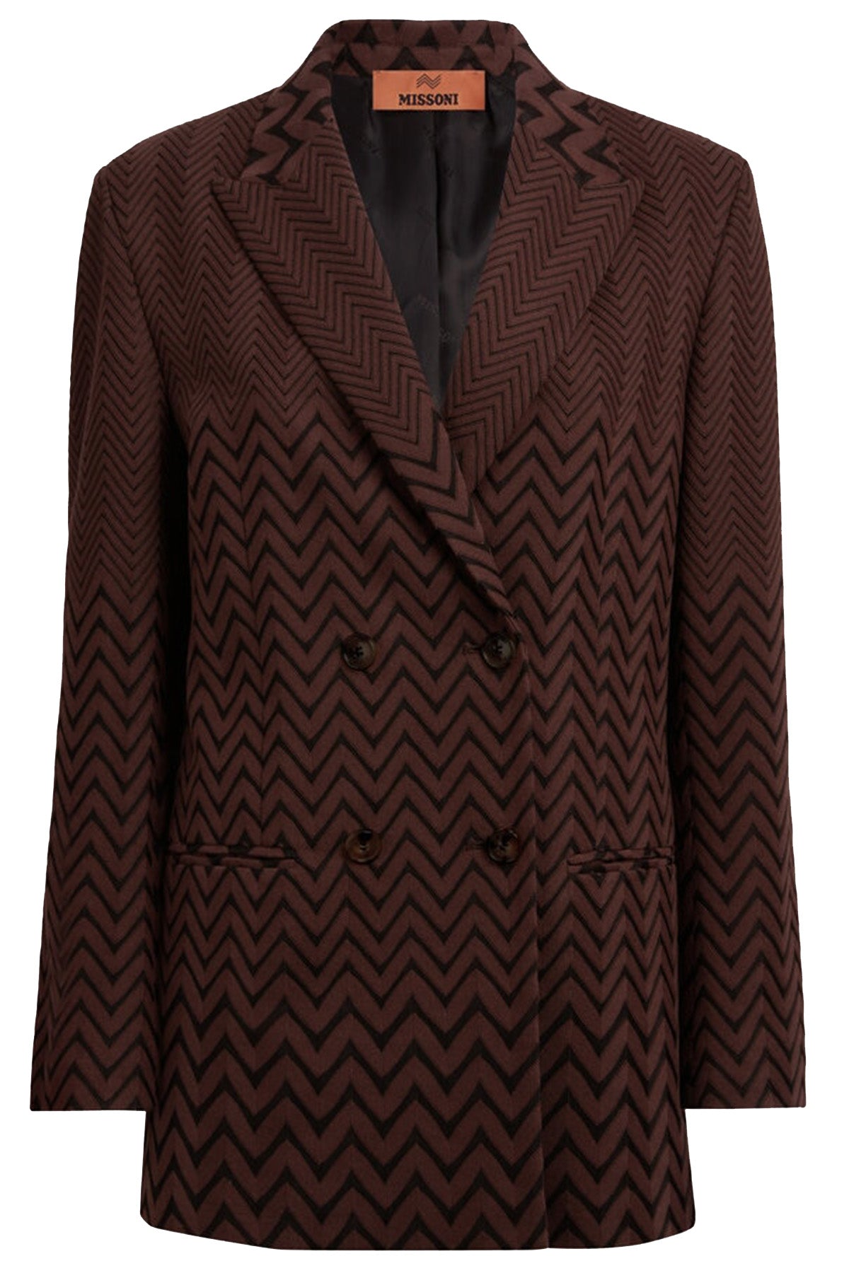 Missoni zweireihiger Damen Blazer Braun BRAUN Bild 1