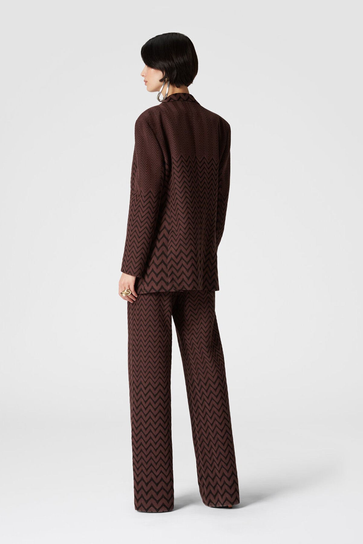 Missoni zweireihiger Damen Blazer Braun BRAUN Bild 4