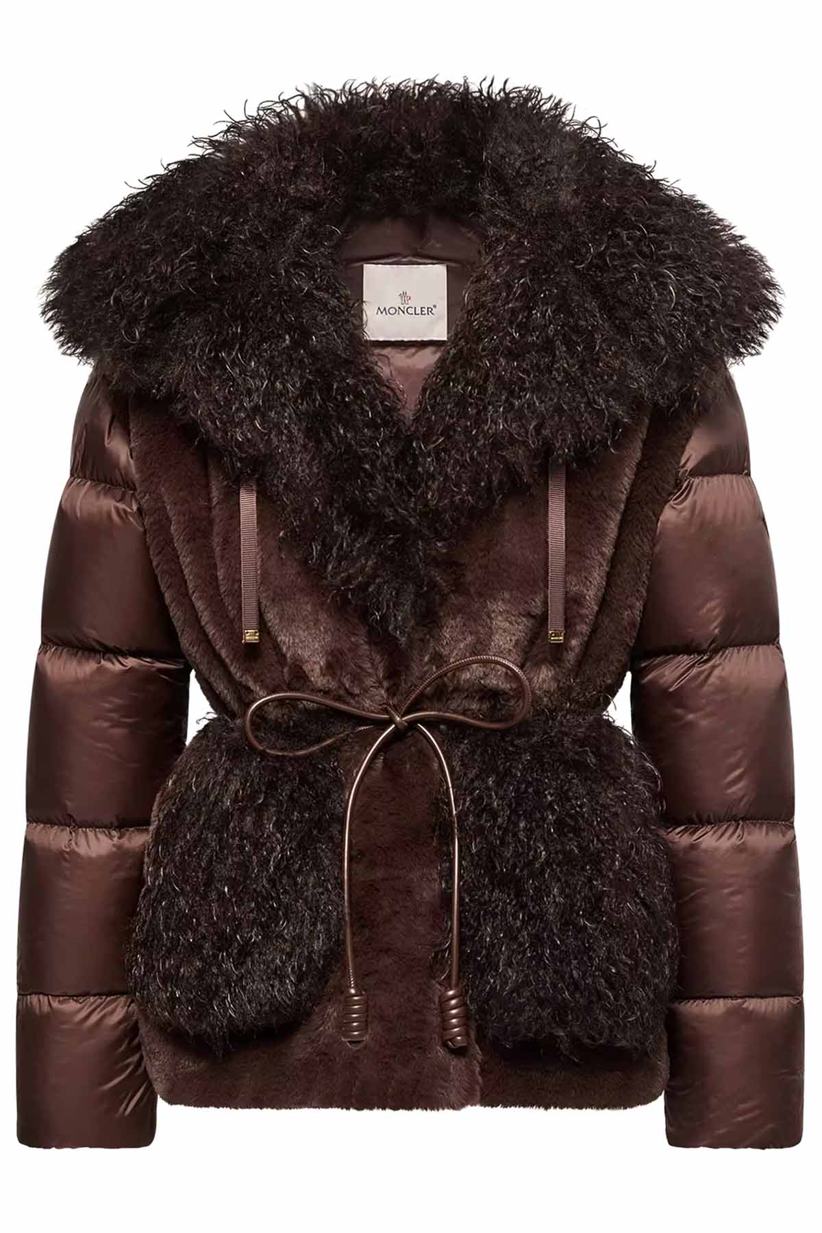 Moncler Damen 2-in-1 Daunenjacke Immersif Braun 259 Bild 1