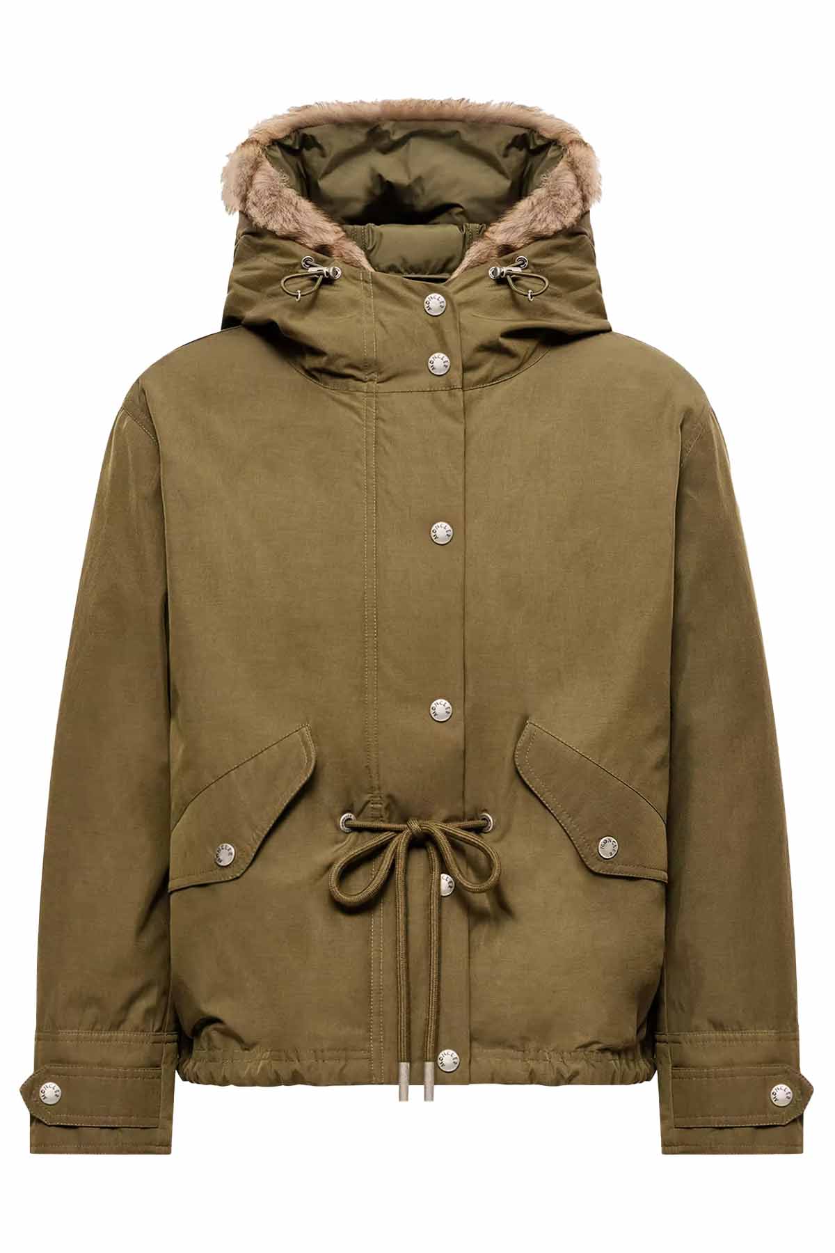 Moncler Damen 3-in-1 Daunenparka mit Lammfellbesatz Effraie Olive OLIVE Bild 1