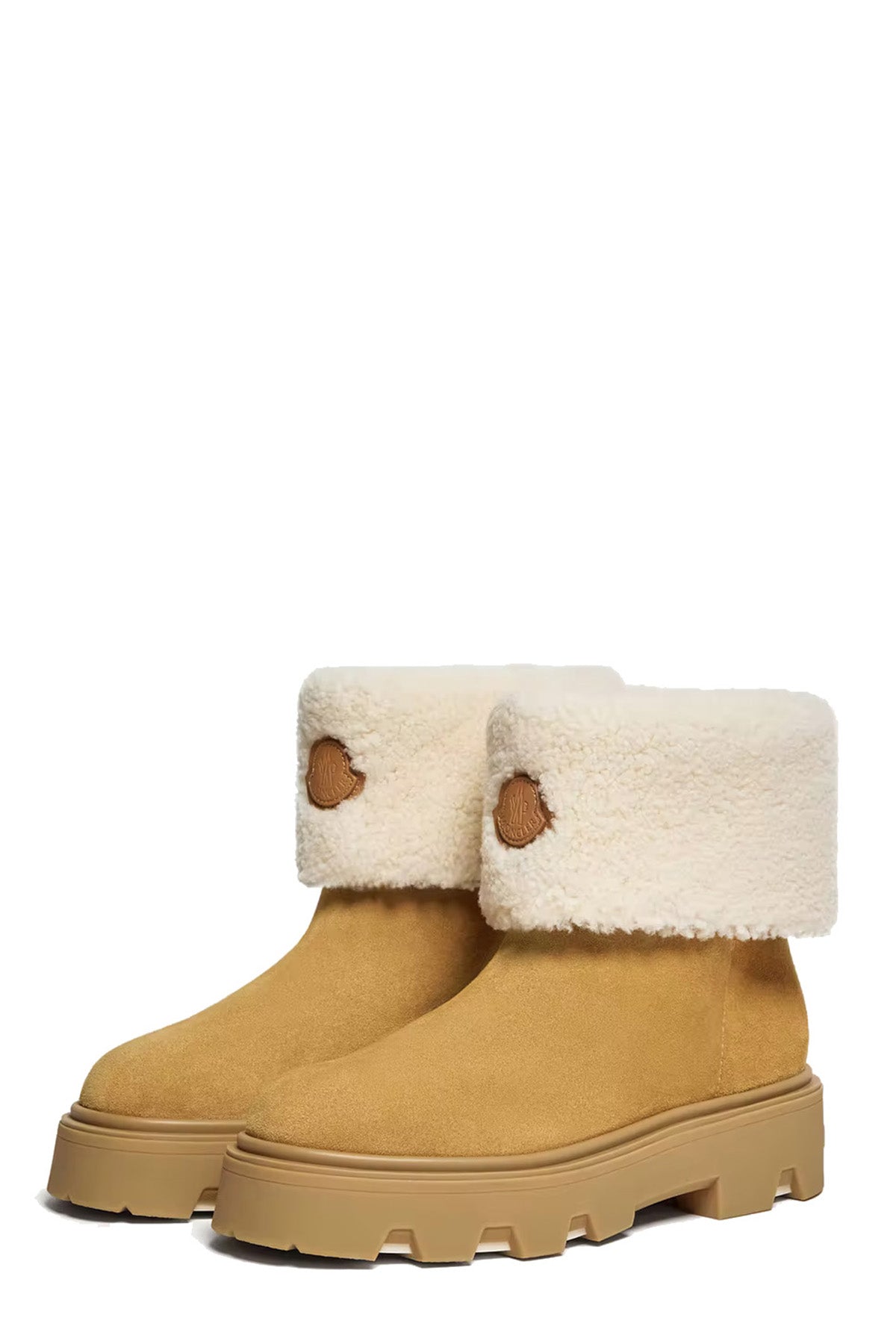 Moncler Damen Boot Aurea Mid Camel-Beige 23L Bild 2