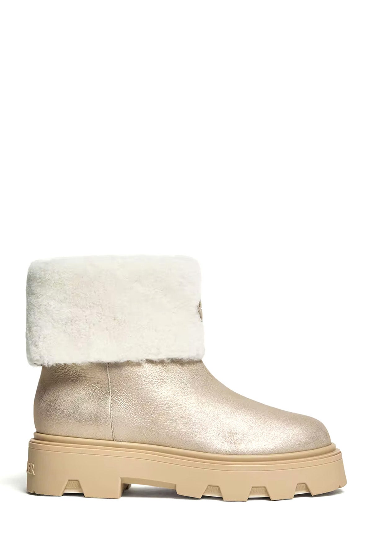 Moncler Damen Boot Aurea Mid Silber M90 Bild 1