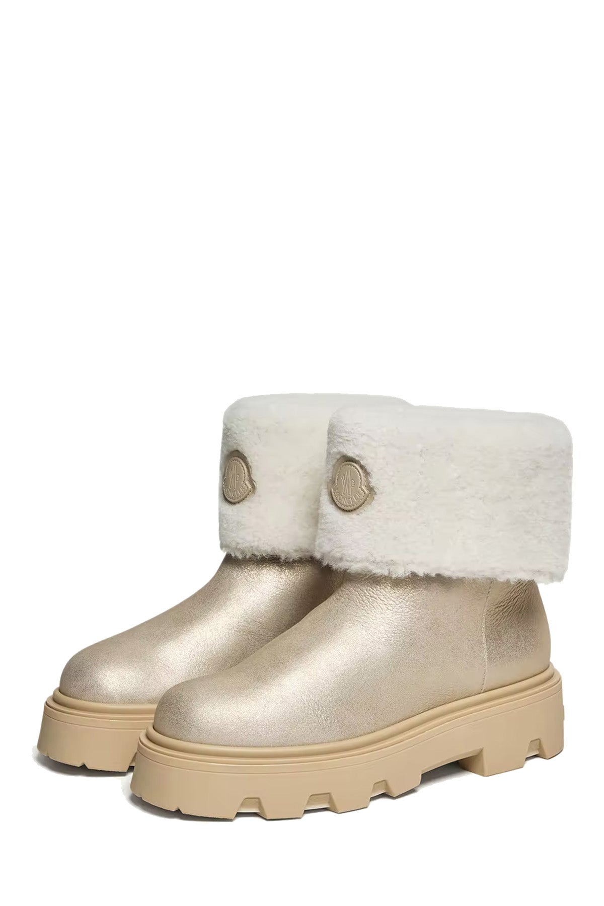 Moncler Damen Boot Aurea Mid Silber M90 Bild 2