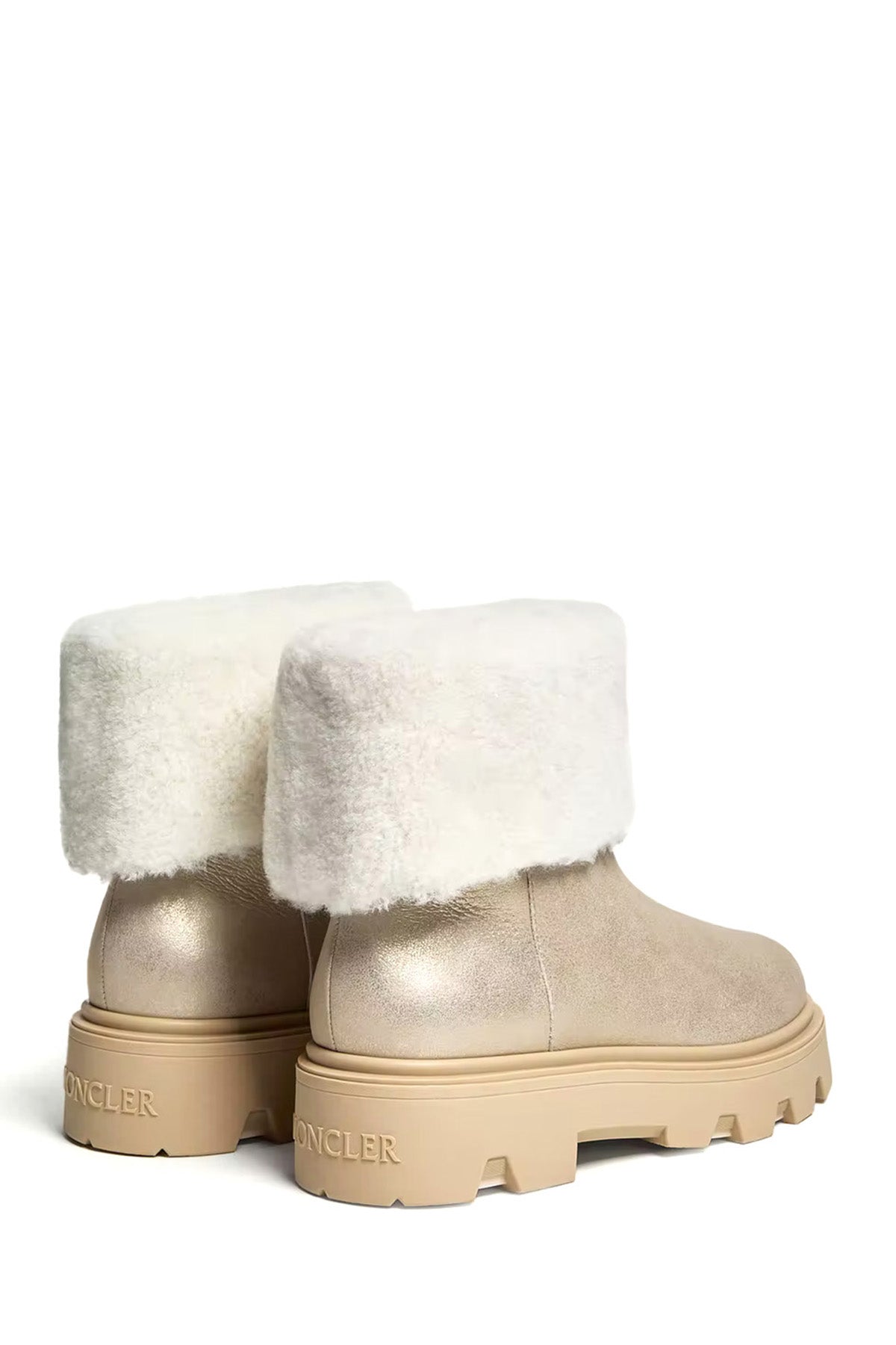 Moncler Damen Boot Aurea Mid Silber M90 Bild 3
