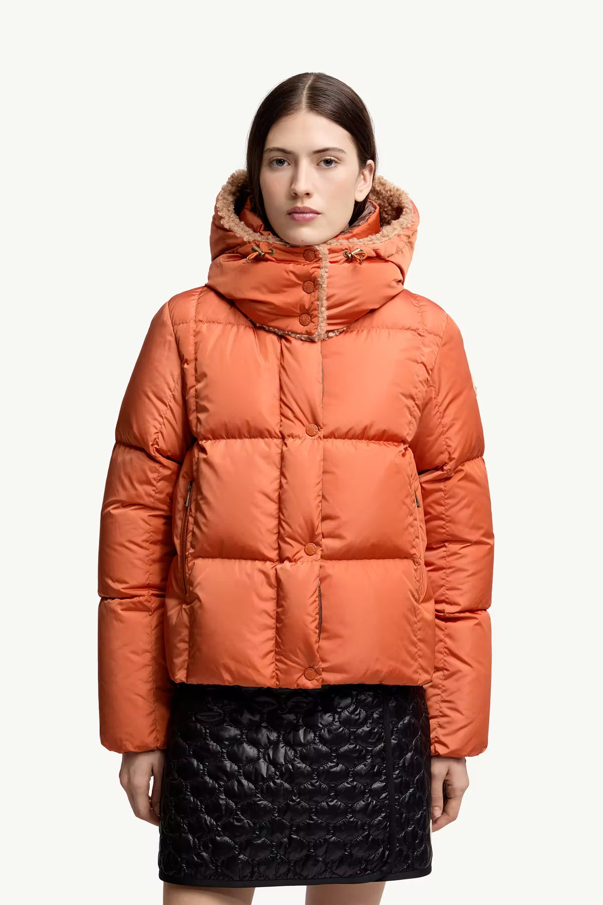 Moncler Damen Daunenjacke Castelnou Orange 34I Bild 3
