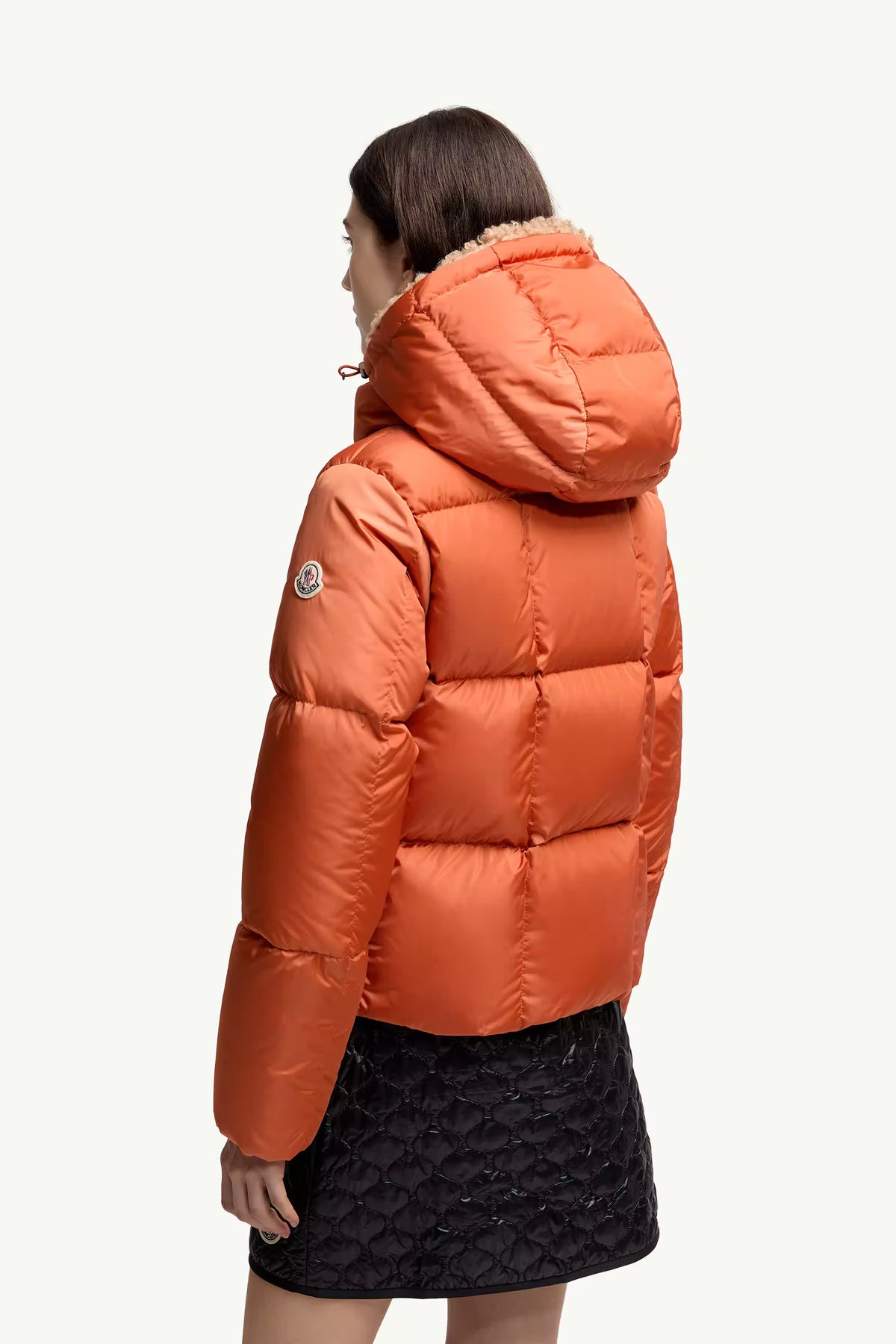 Moncler Damen Daunenjacke Castelnou Orange 34I Bild 4