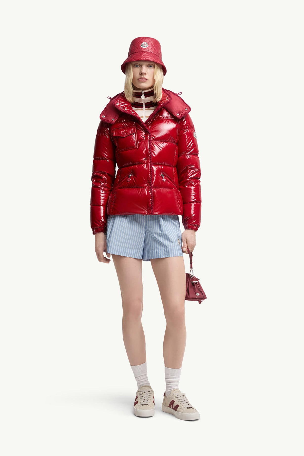Moncler Damen Daunenjacke Glareins Rot ROT Bild 2