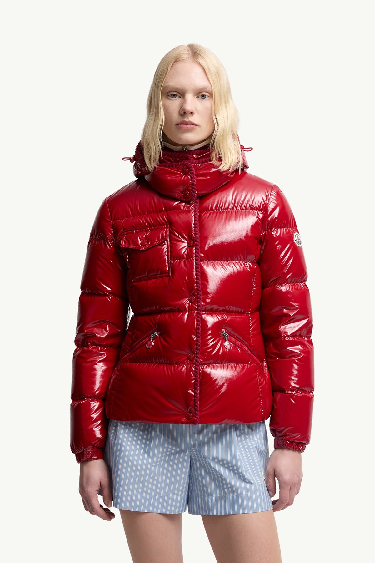 Moncler Damen Daunenjacke Glareins Rot ROT Bild 3