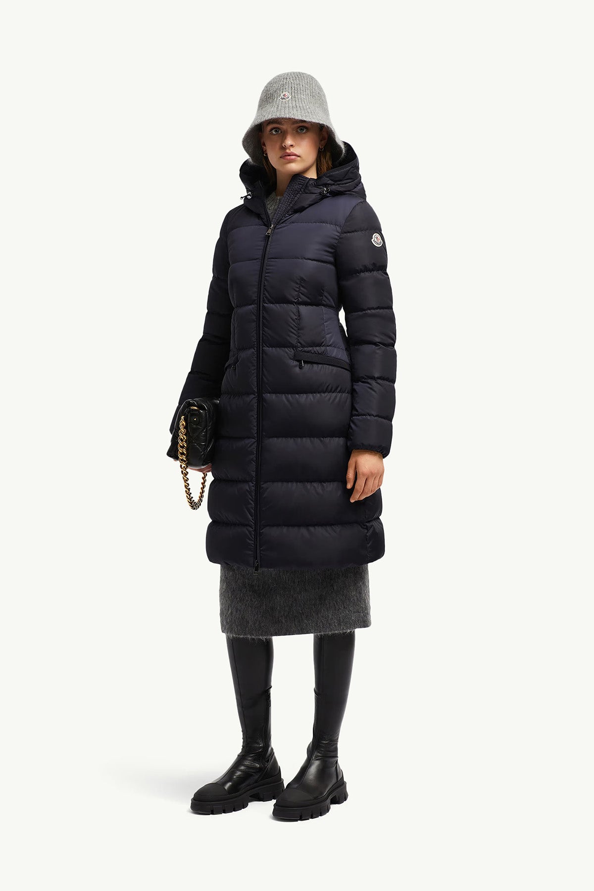 Moncler Damen Daunenmantel Avocette Navy 778 Bild 2