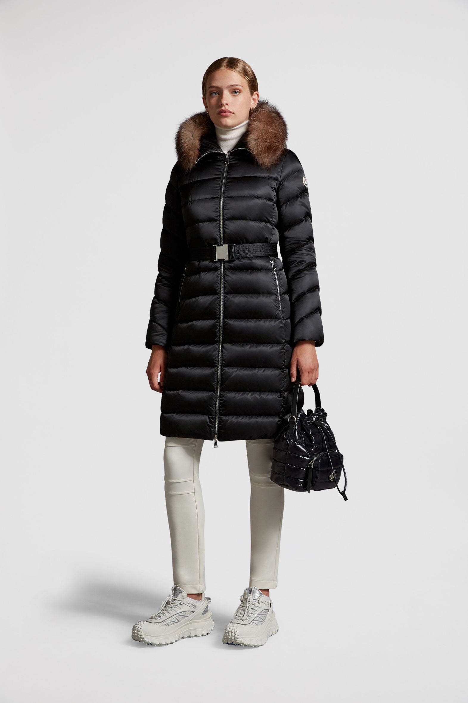 Moncler Damen Daunenmantel Leersie Schwarz SCHWARZ Bild 2