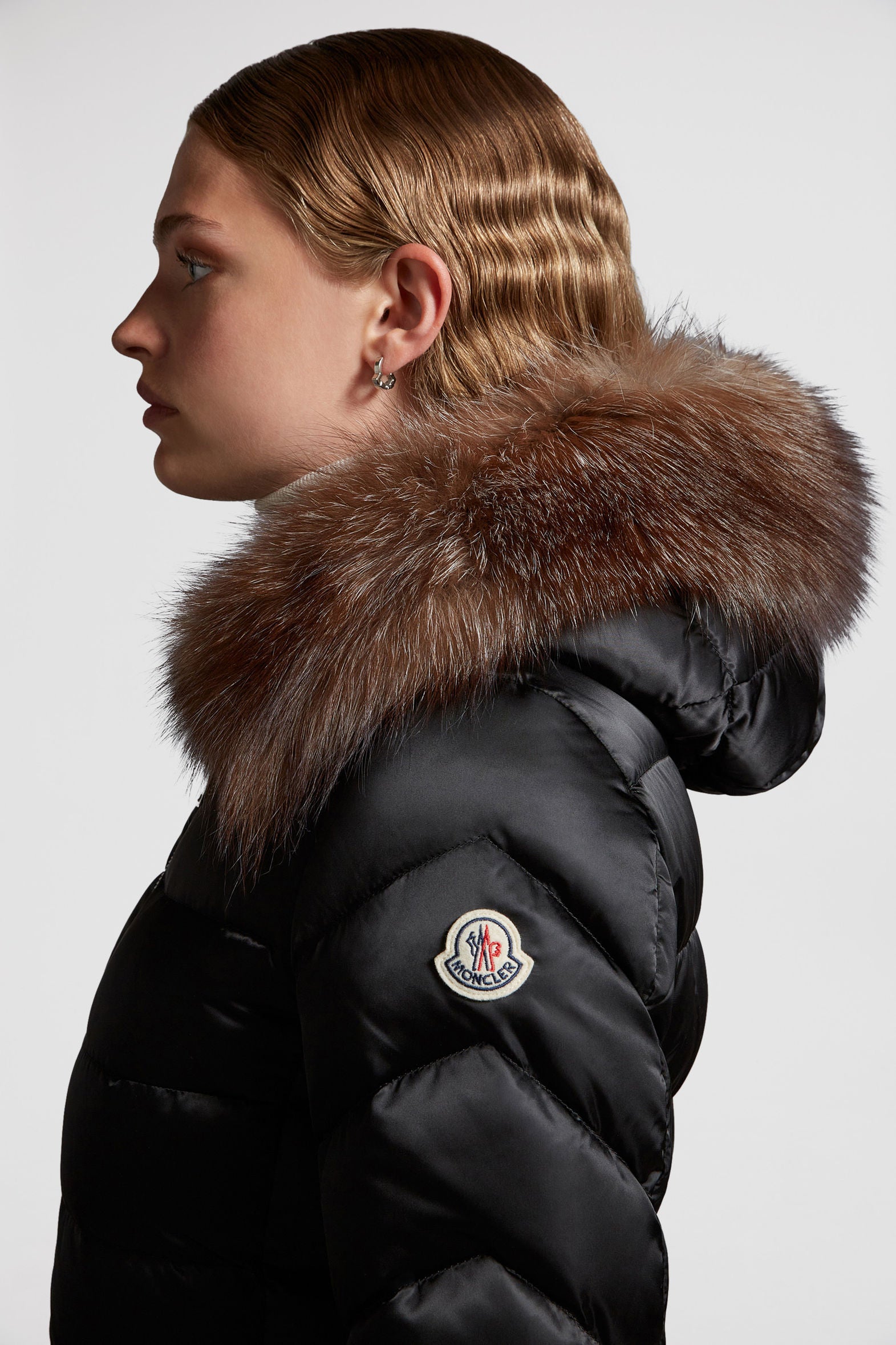 Moncler Damen Daunenmantel Leersie Schwarz SCHWARZ Bild 5
